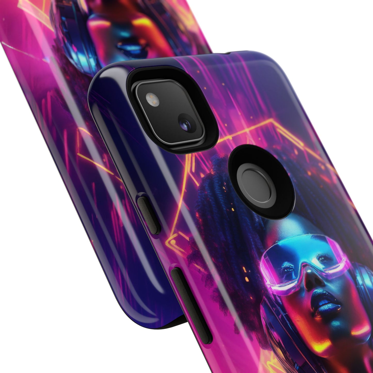 Futuristic Cyberpunk Female Cell Phone Case 030