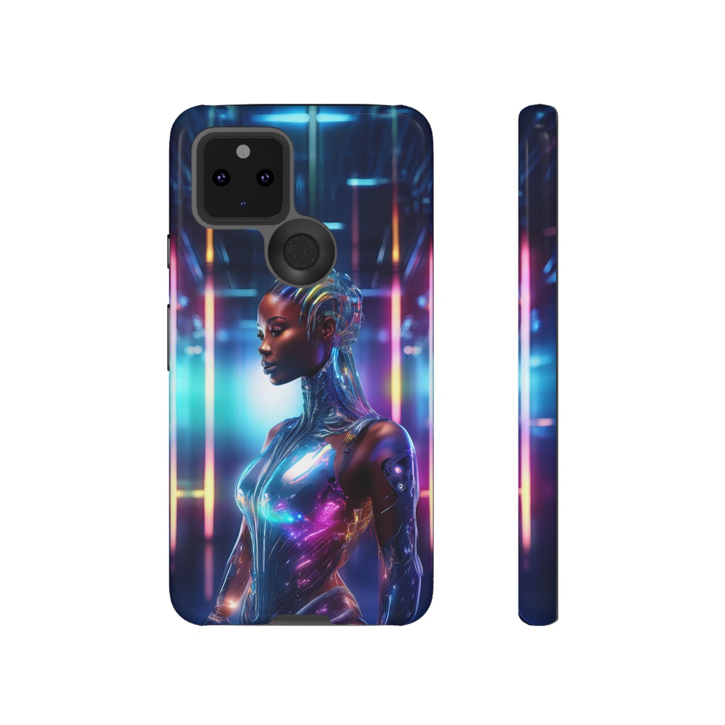 Futuristic Human Android Hybrid Cell Phone Case 014