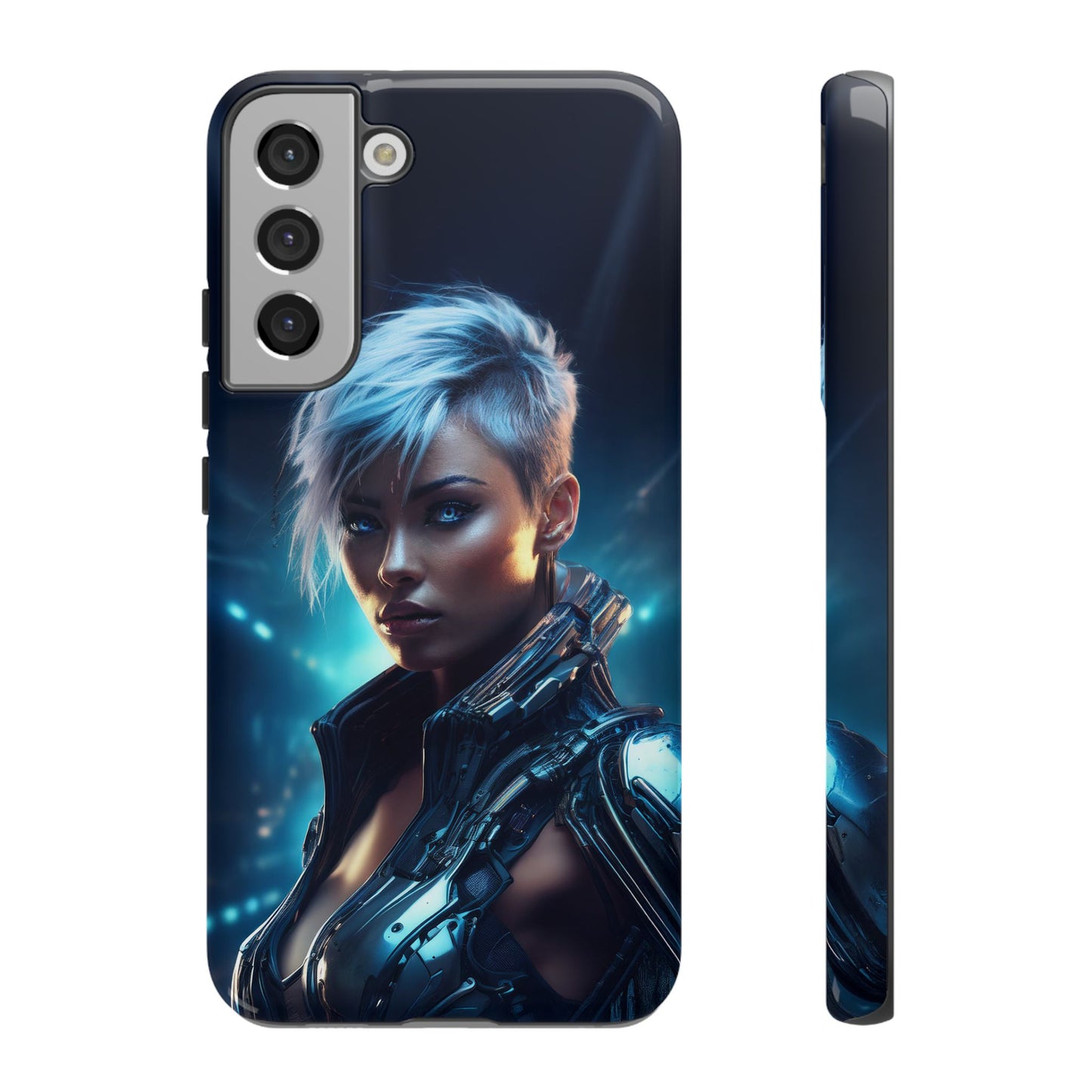 Futuristic Cyberpunk Female Cell Phone Case 027