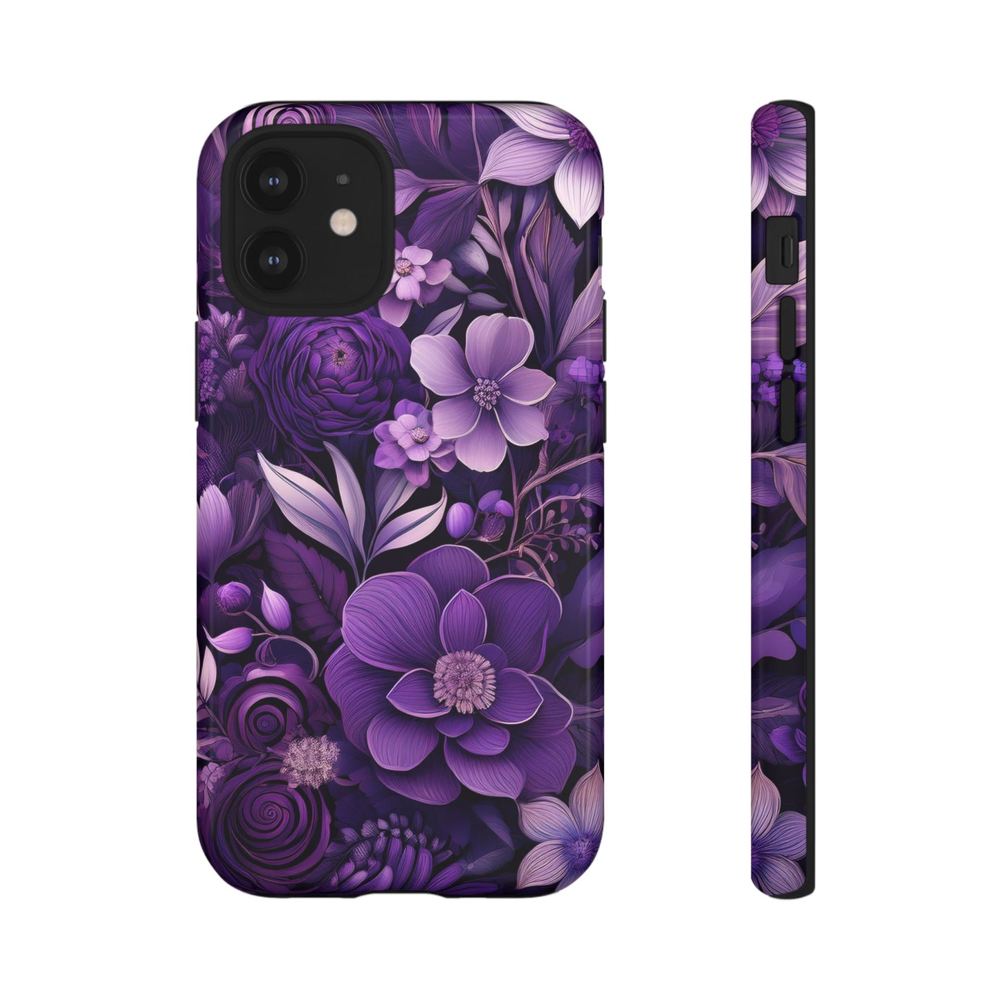 Purple Florals Tough Cases