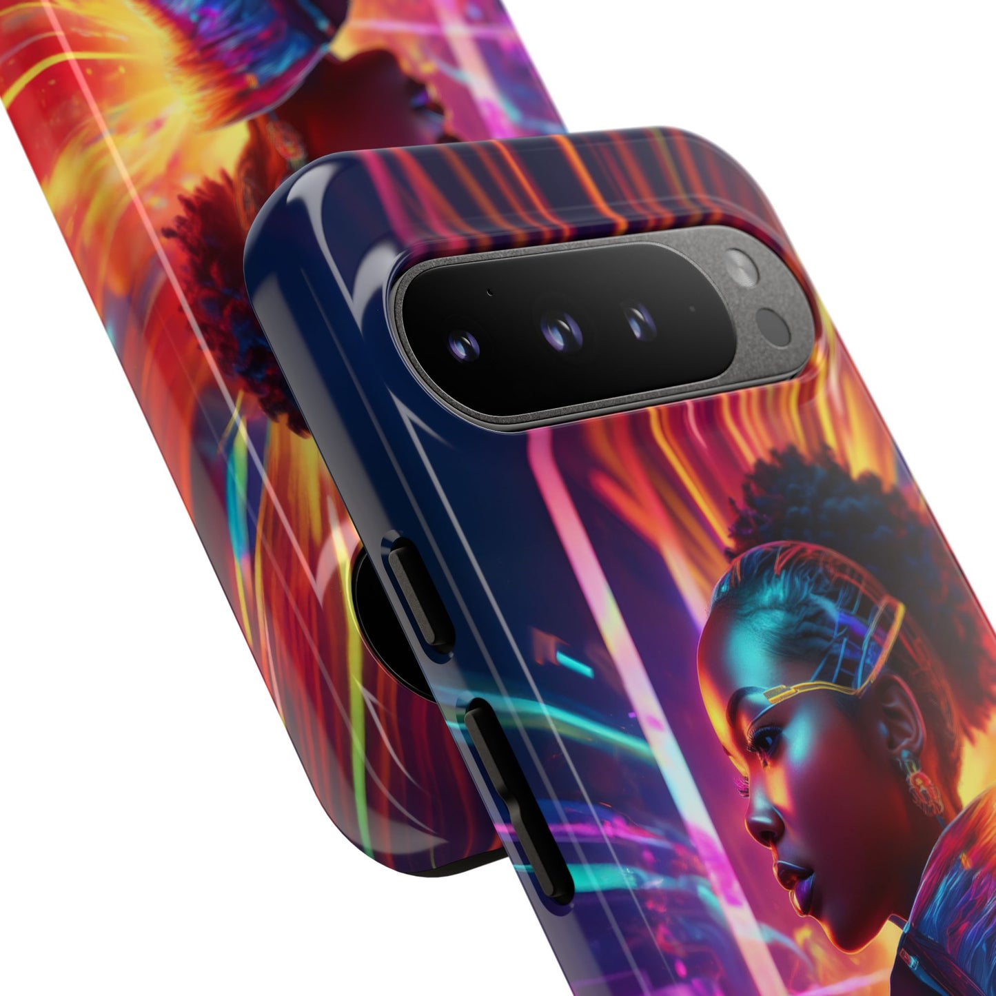 Futuristic Cyberpunk Female Cell Phone Case 001