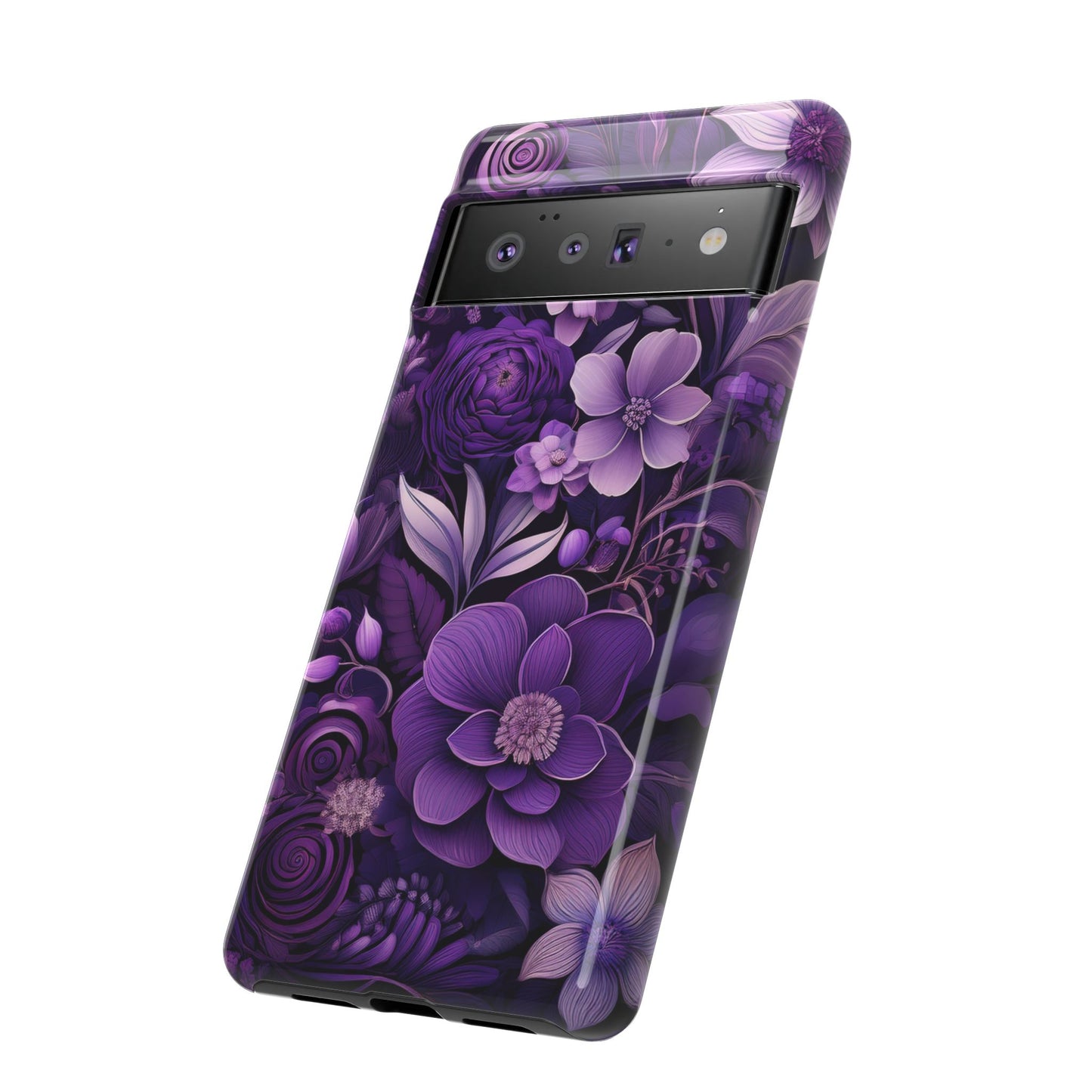 Purple Florals Tough Cases