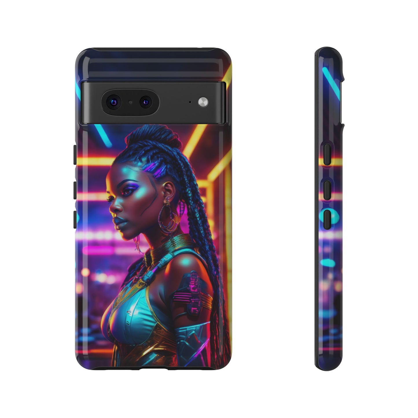 Futuristic Cyberpunk Female Cell Phone Case 006