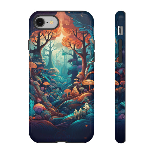 Mystical Forest, Paper Art Style Tough Cases