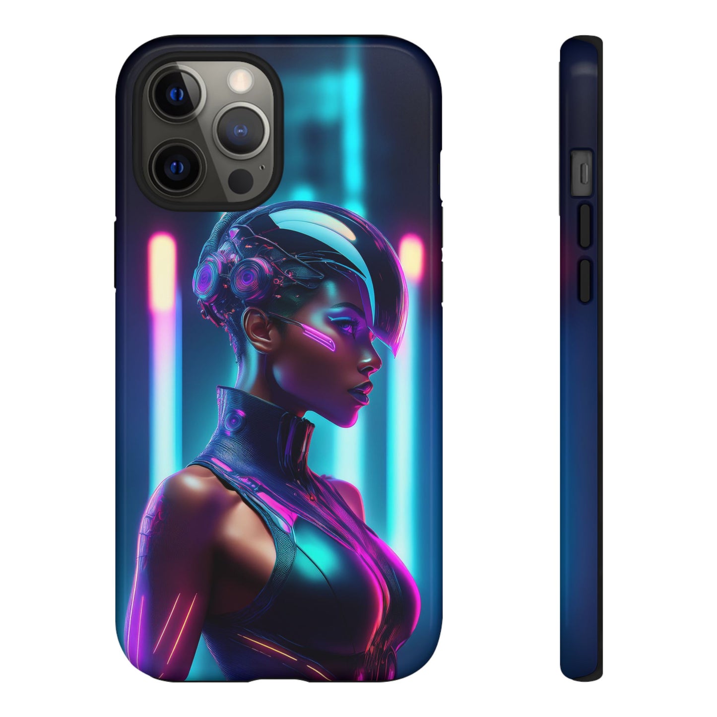 Futuristic Cyberpunk Female Cell Phone Case 021