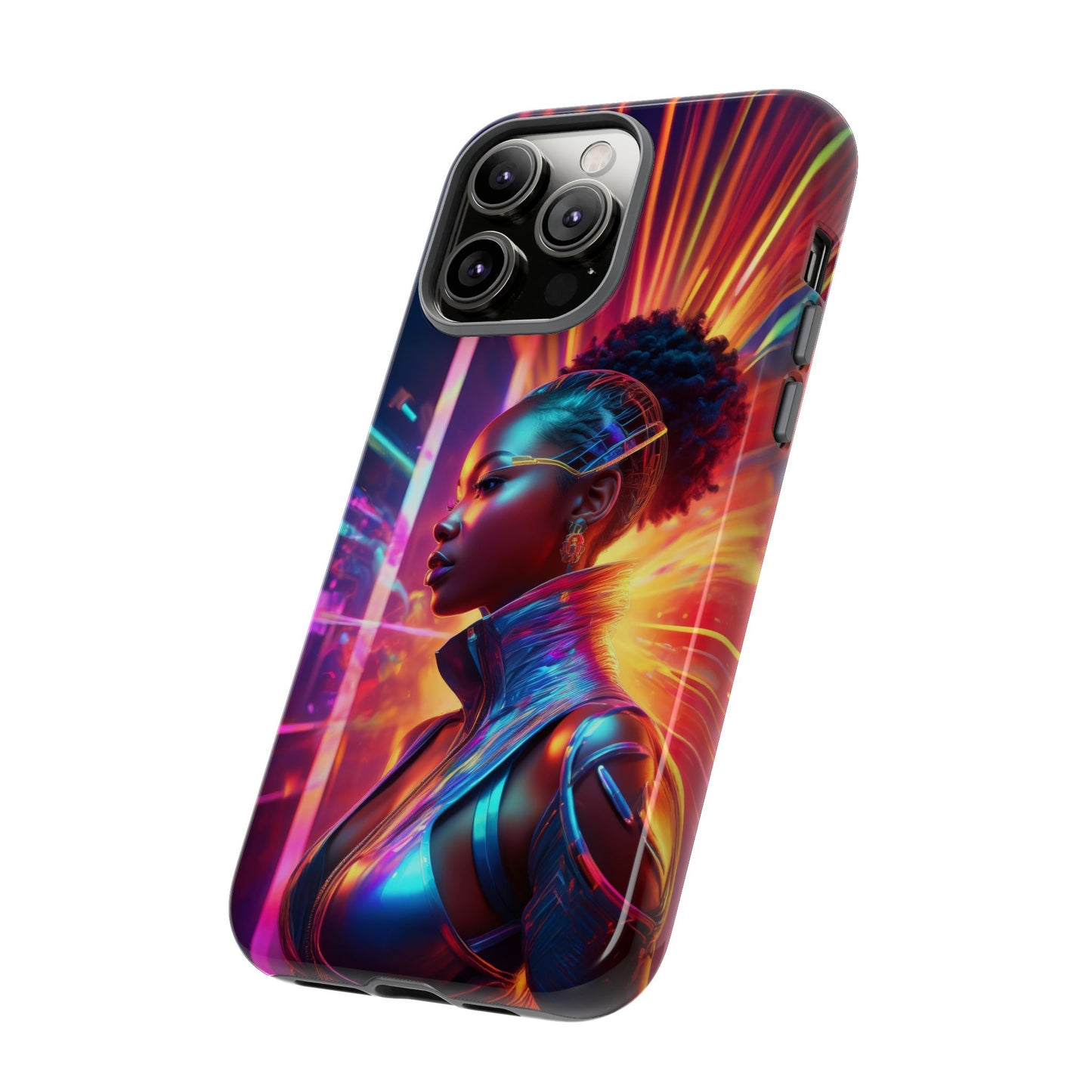 Futuristic Cyberpunk Female Cell Phone Case 001