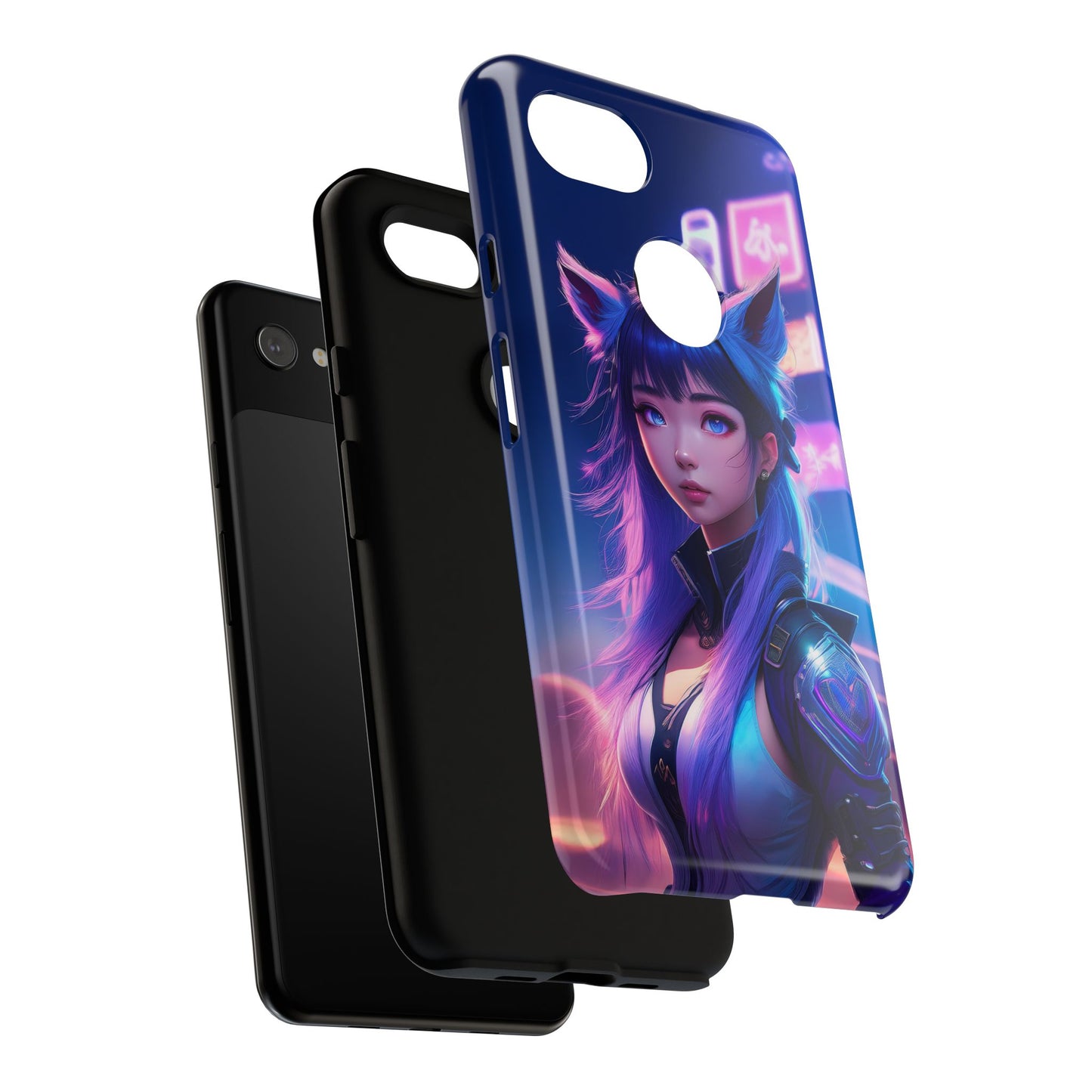 Futuristic Cyberpunk Female Cell Phone Case 010