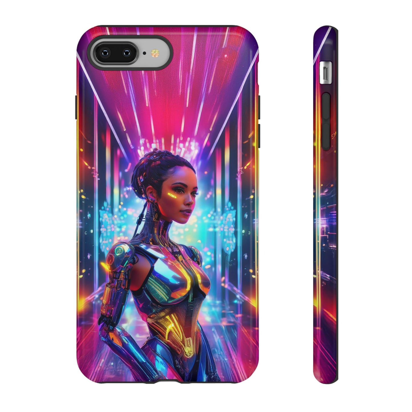 Futuristic Human Android Hybrid Cell Phone Case 006