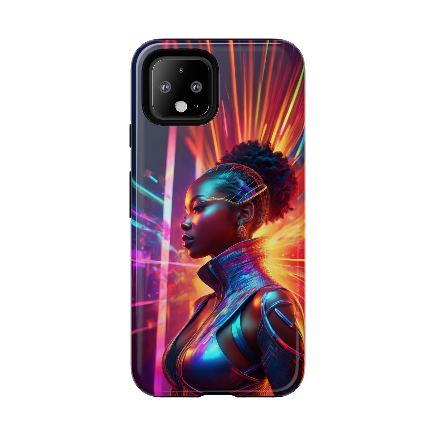 Futuristic Cyberpunk Female Cell Phone Case 001