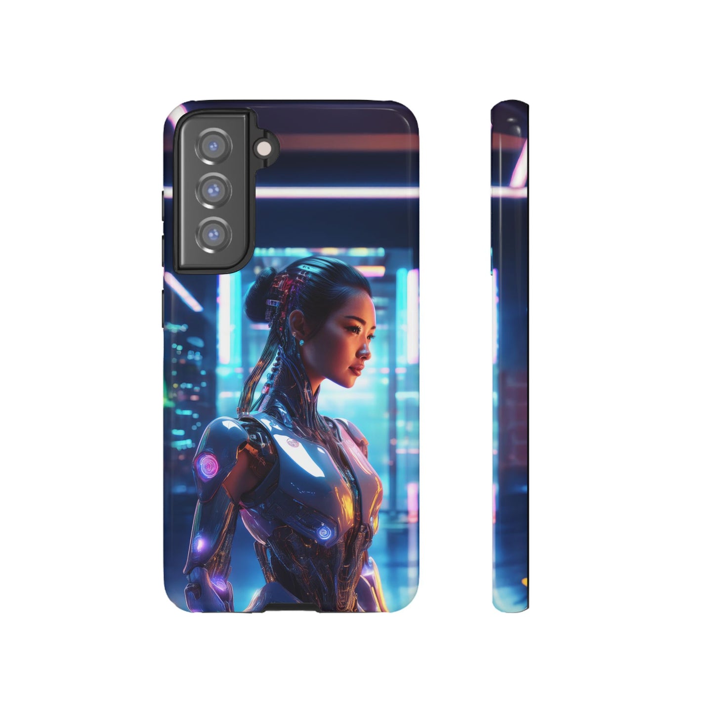 Futuristic Human Android Hybrid Cell Phone Case 013