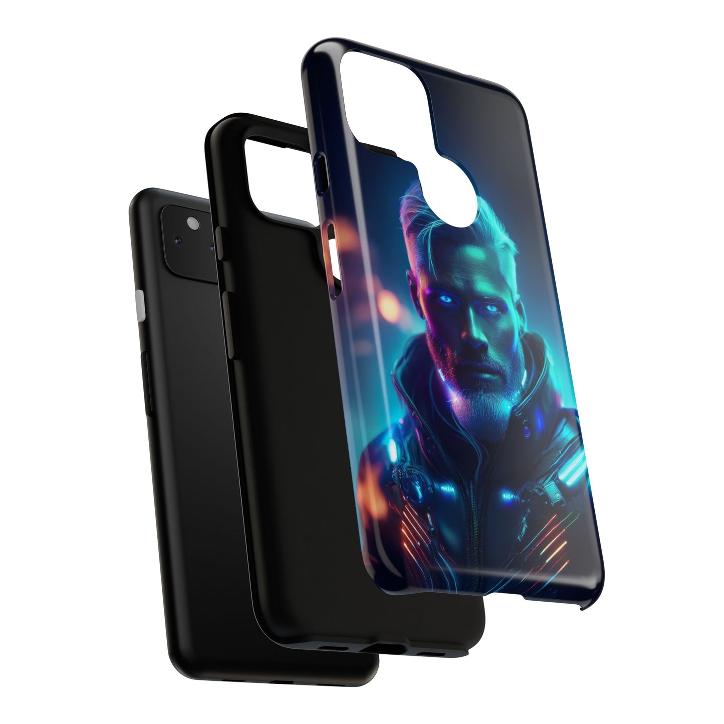 Futuristic Cyberpunk Male Cell Phone Case 023