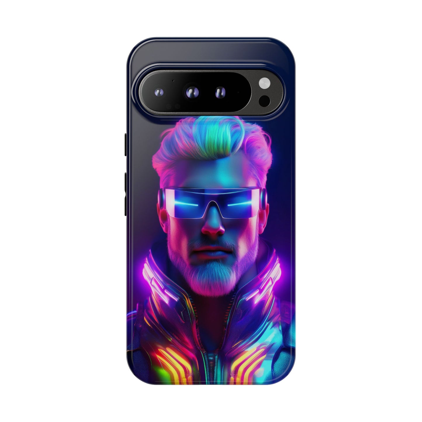 Futuristic Cyberpunk Male Cell Phone Case 026