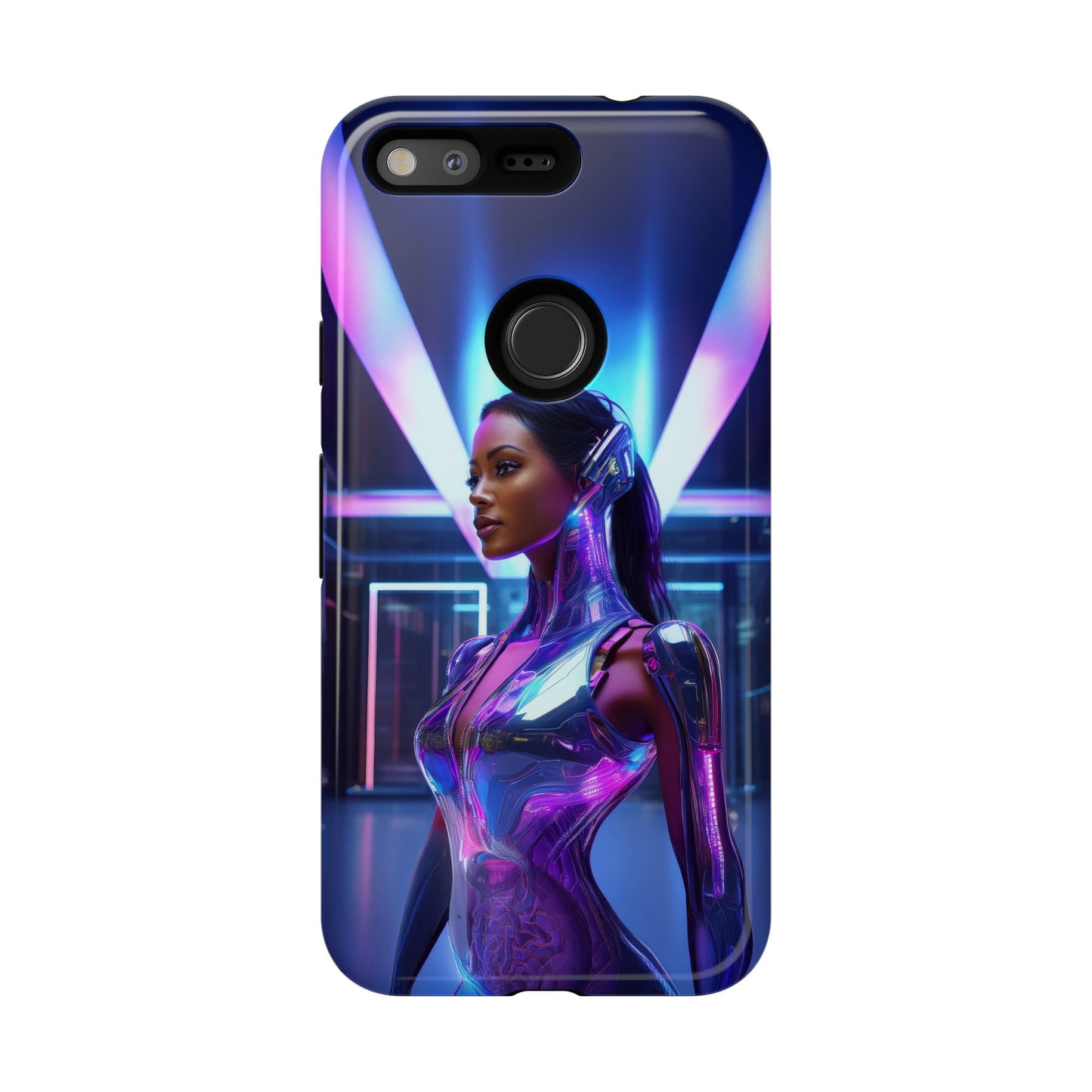 Futuristic Human Android Hybrid Cell Phone Case 017