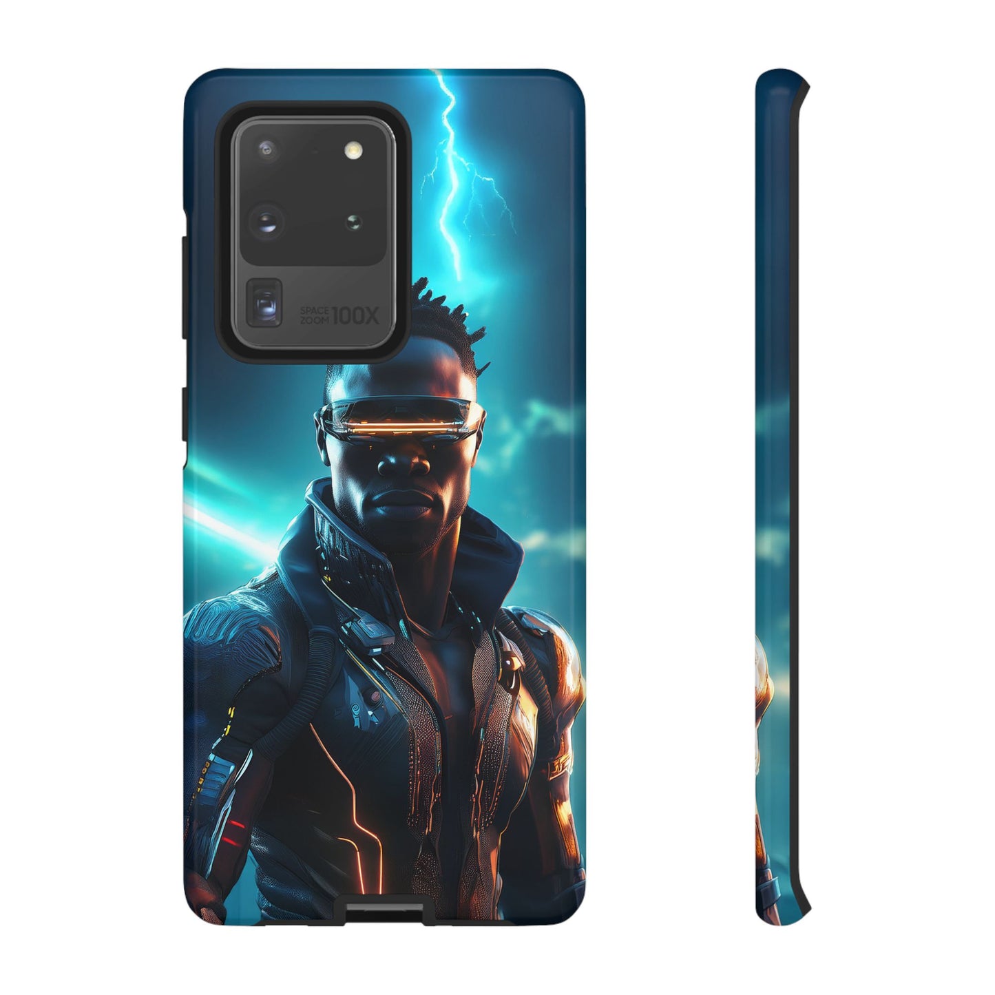 Futuristic Cyberpunk Male Cell Phone Case 014