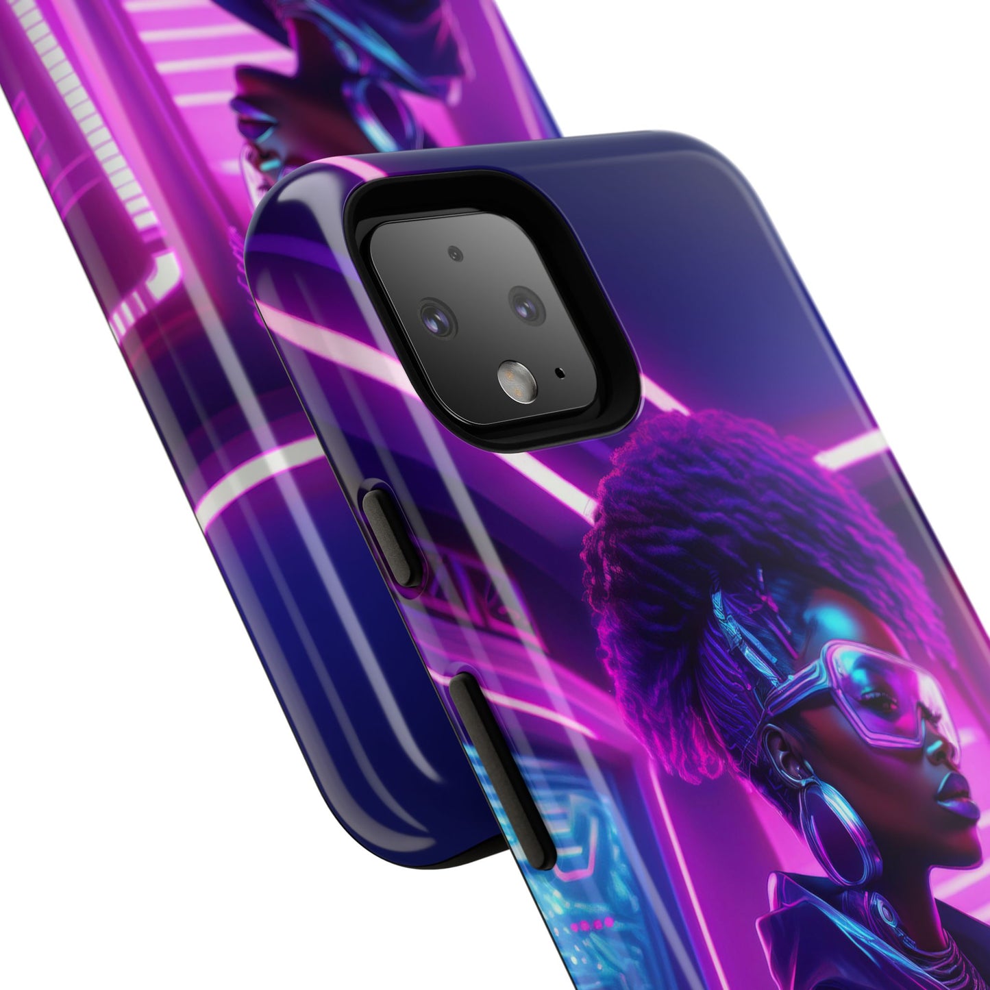 Futuristic Cyberpunk Female Cell Phone Case 004