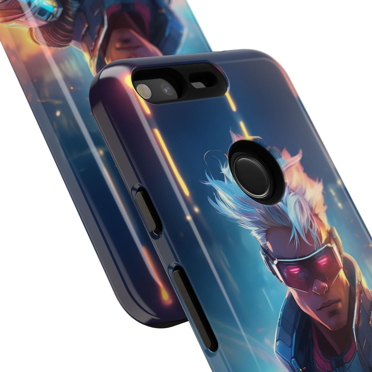 Futuristic Cyberpunk Male Cell Phone Case 018