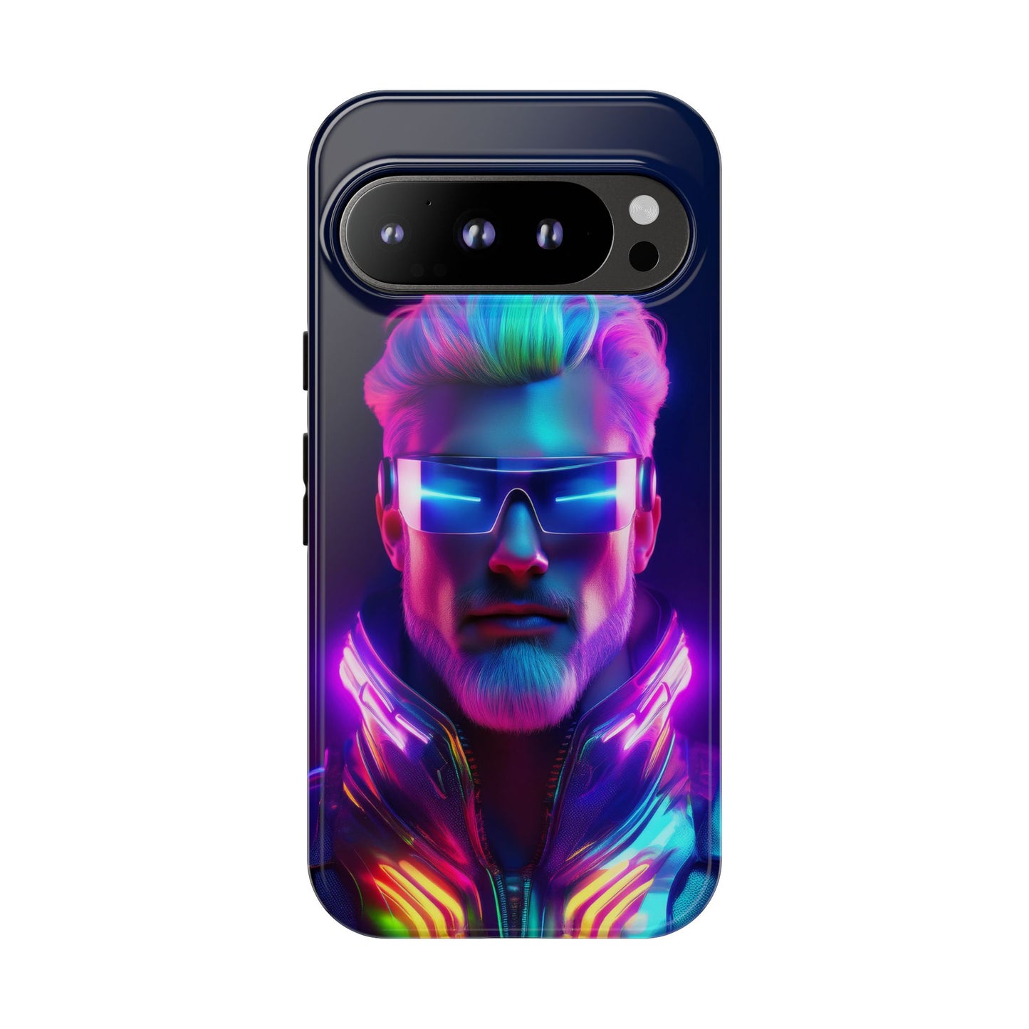 Futuristic Cyberpunk Male Cell Phone Case 026