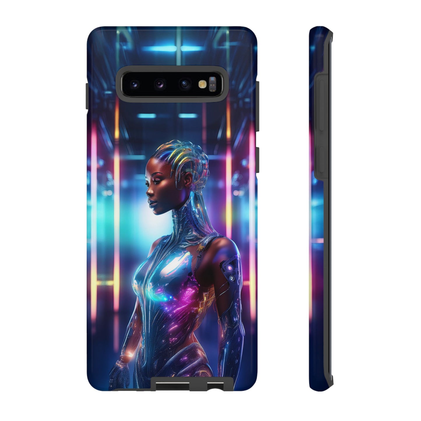 Futuristic Human Android Hybrid Cell Phone Case 014