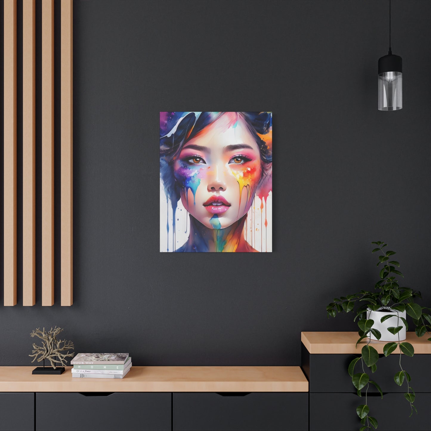 Painted Beauty 002 Canvas Wall Art