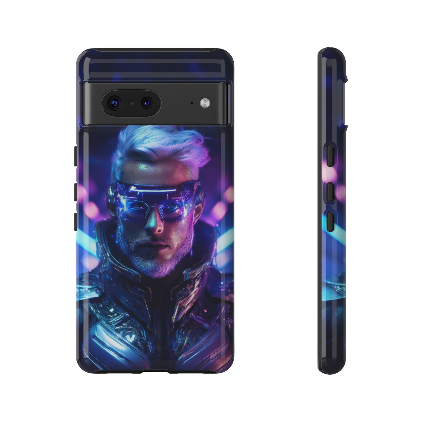 Futuristic Cyberpunk Male Cell Phone Case 020