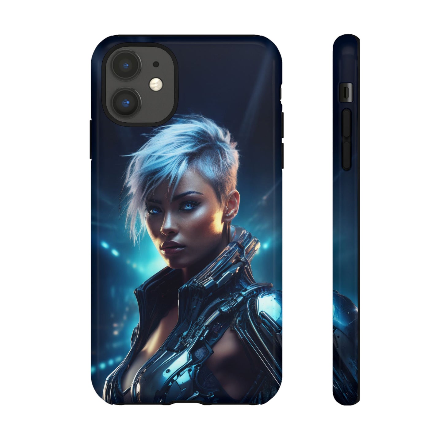 Futuristic Cyberpunk Female Cell Phone Case 027