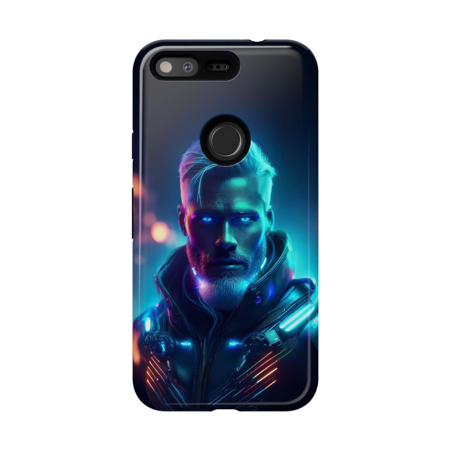 Futuristic Cyberpunk Male Cell Phone Case 023