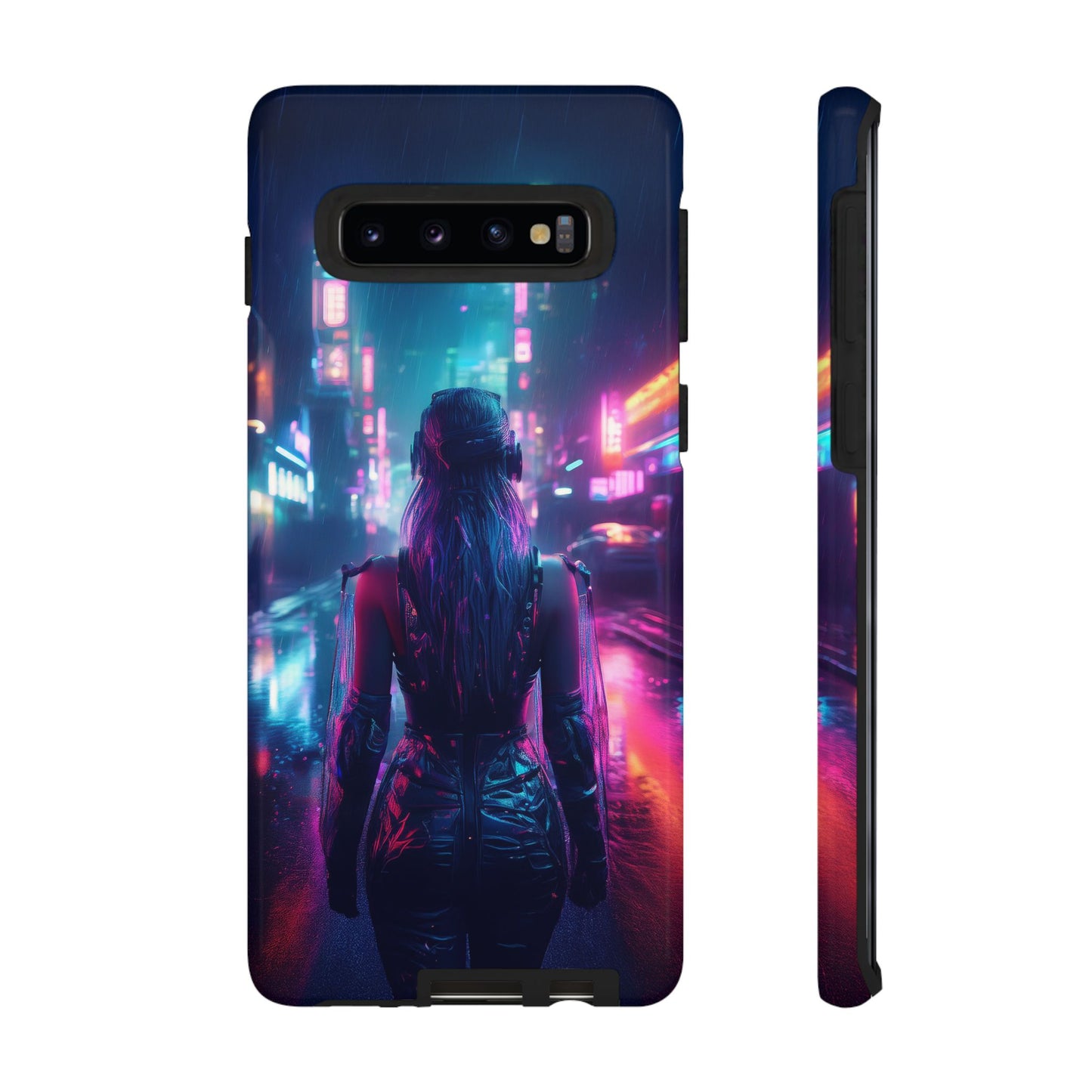 Futuristic Cyberpunk Female Cell Phone Case 032