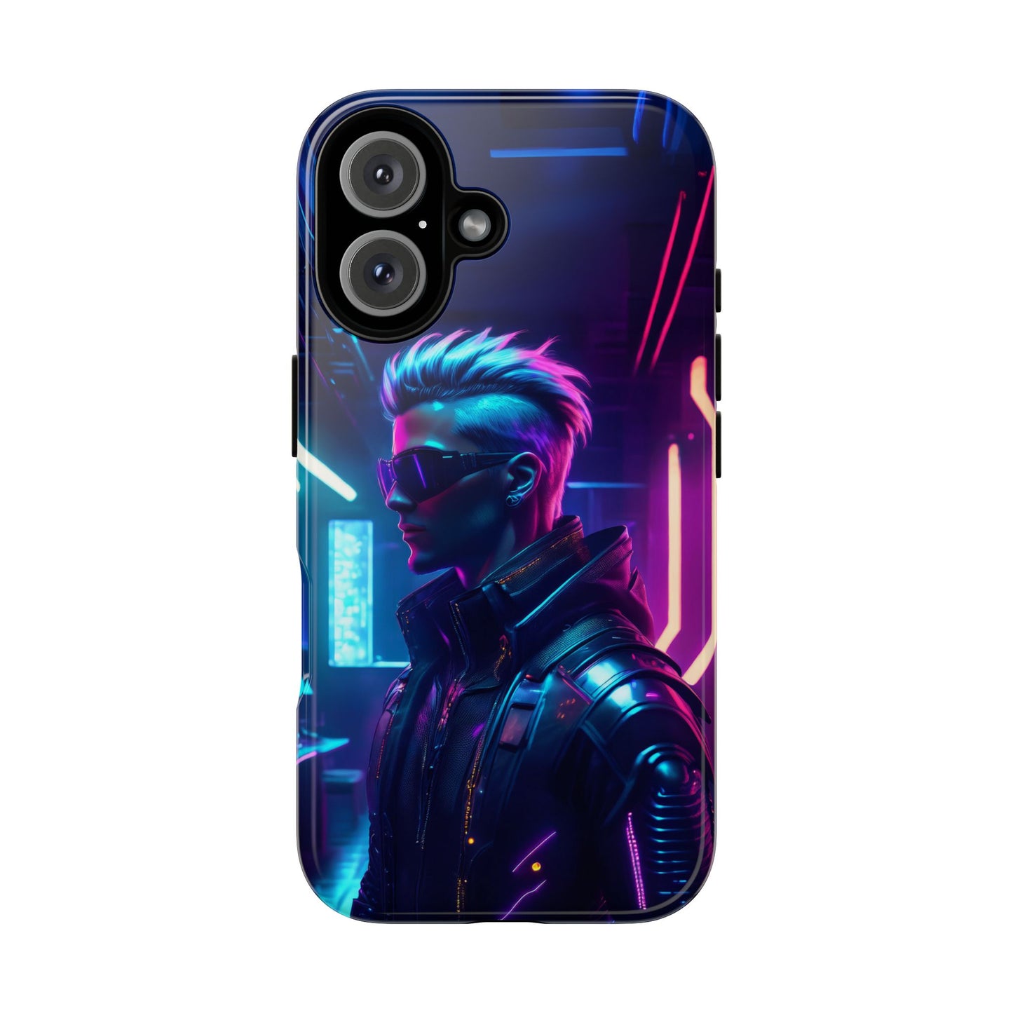 Futuristic Cyberpunk Male Cell Phone Case 002