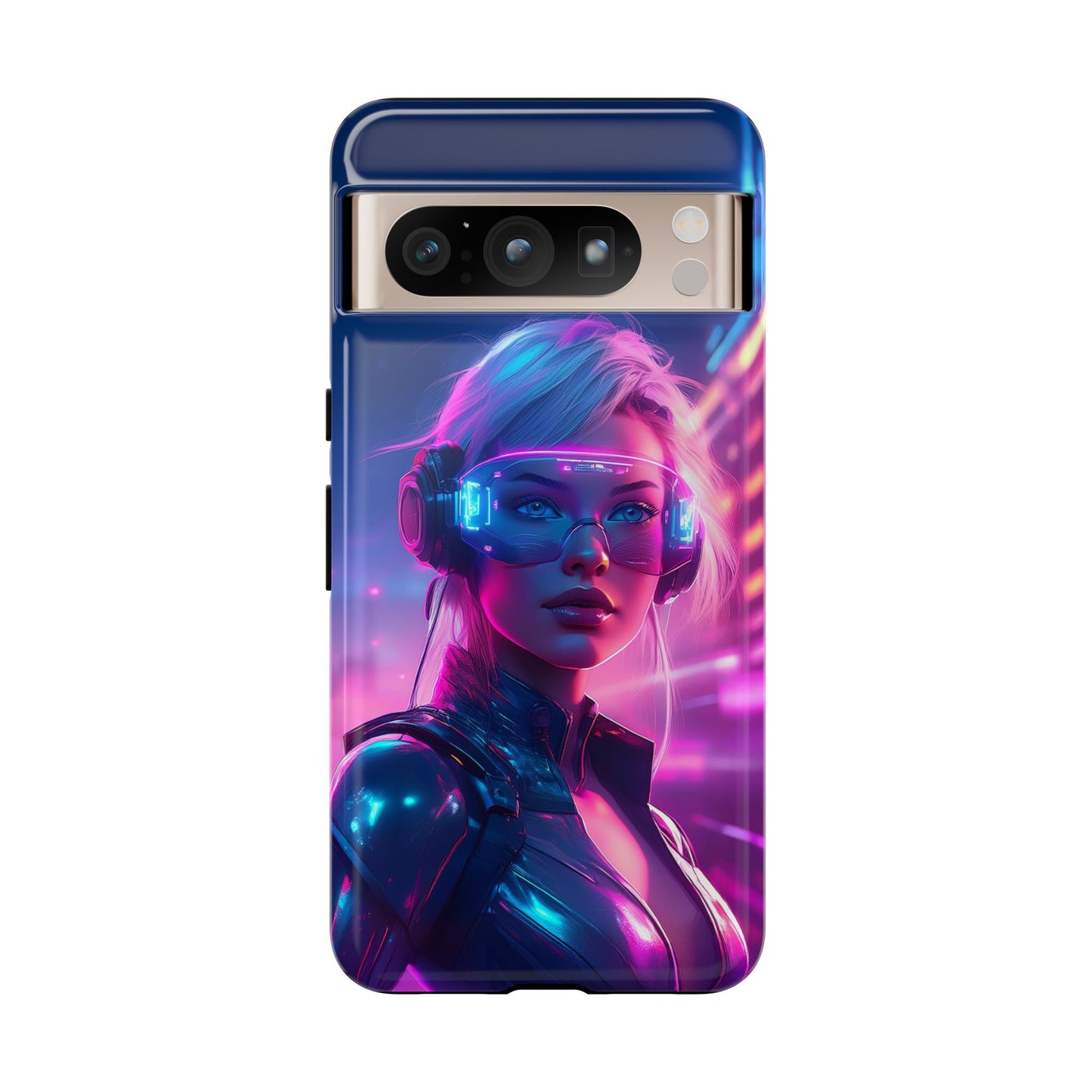 Futuristic Cyberpunk Female Cell Phone Case 029