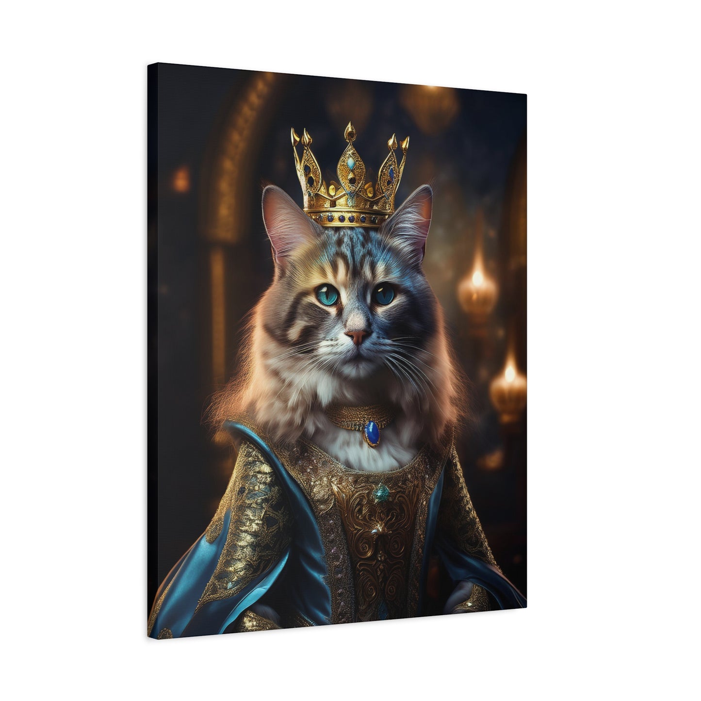 Her Royal Meowjesty Canvas Art | Stretched Matte Wall Decor 001