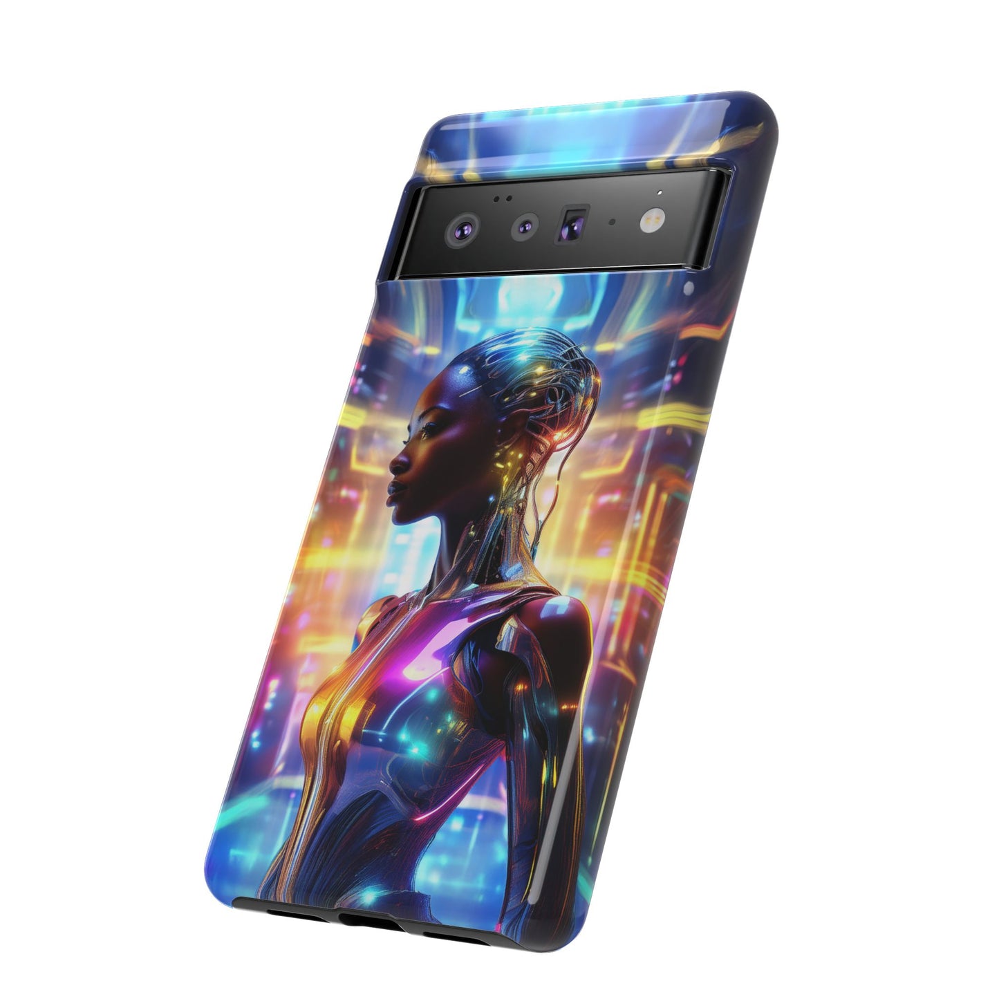 Futuristic Human Android Hybrid Cell Phone Case 011