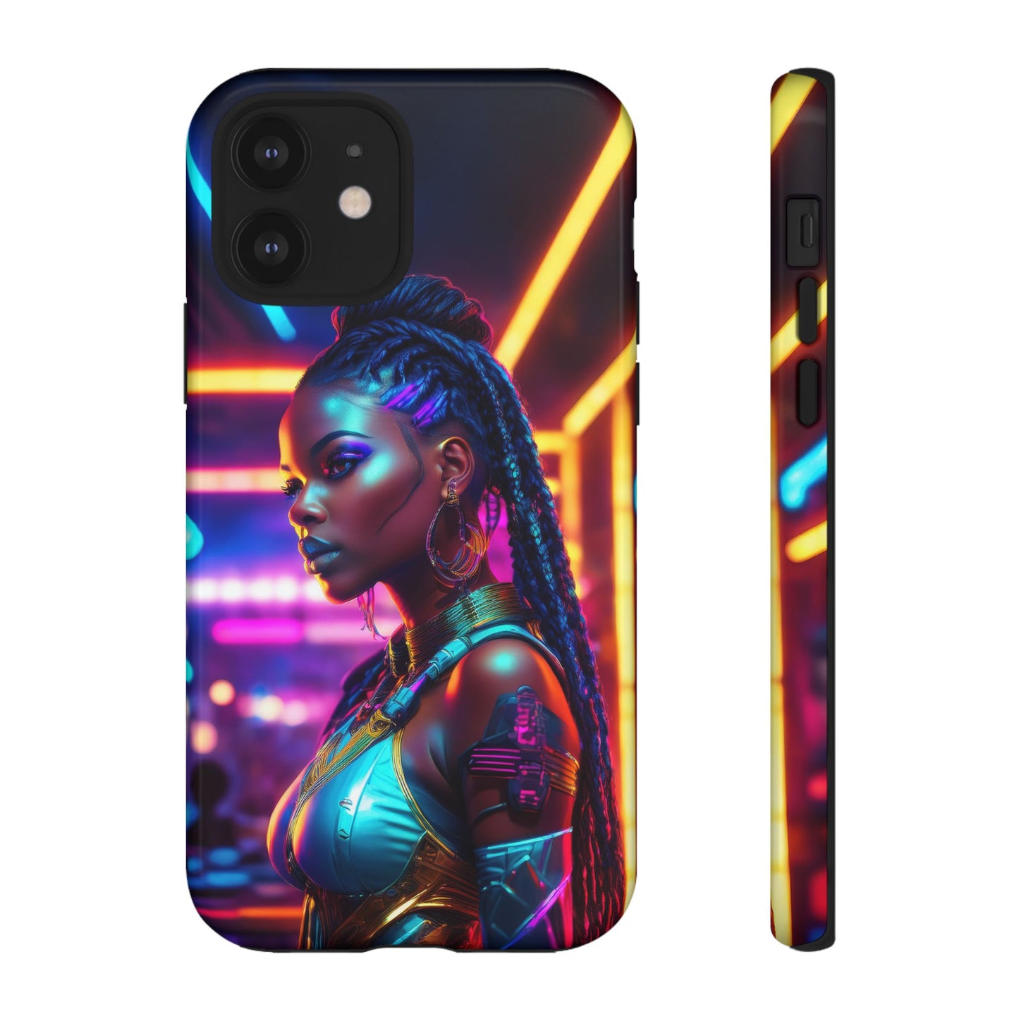 Futuristic Cyberpunk Female Cell Phone Case 006