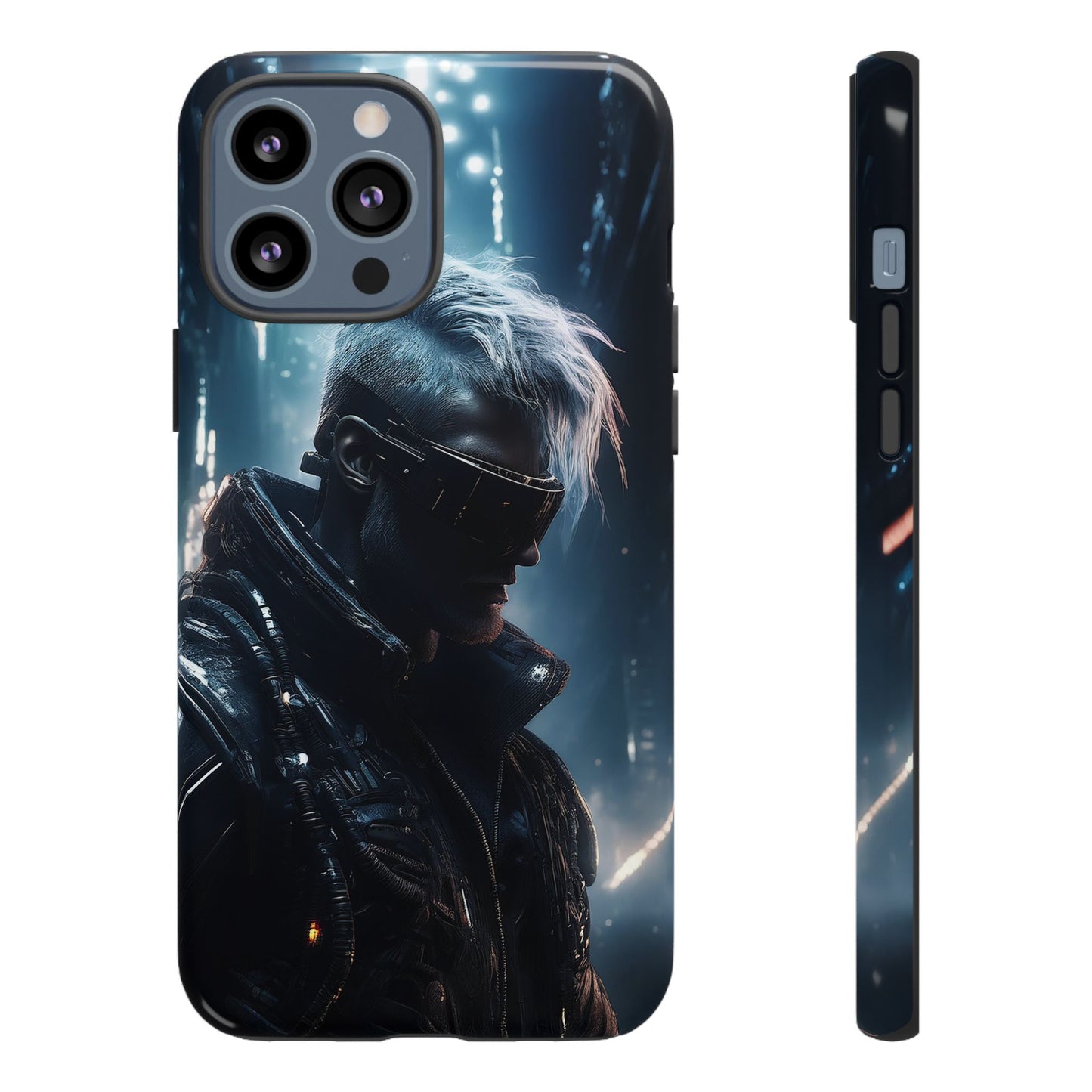 Futuristic Cyberpunk Male Cell Phone Case 025