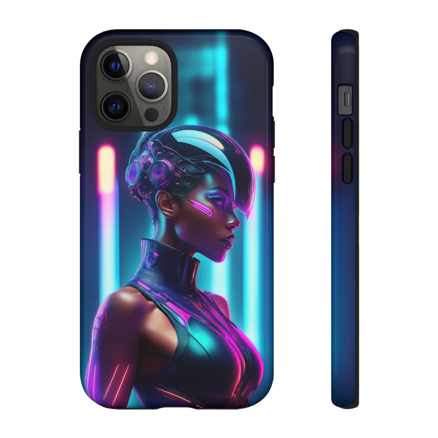 Futuristic Cyberpunk Female Cell Phone Case 021