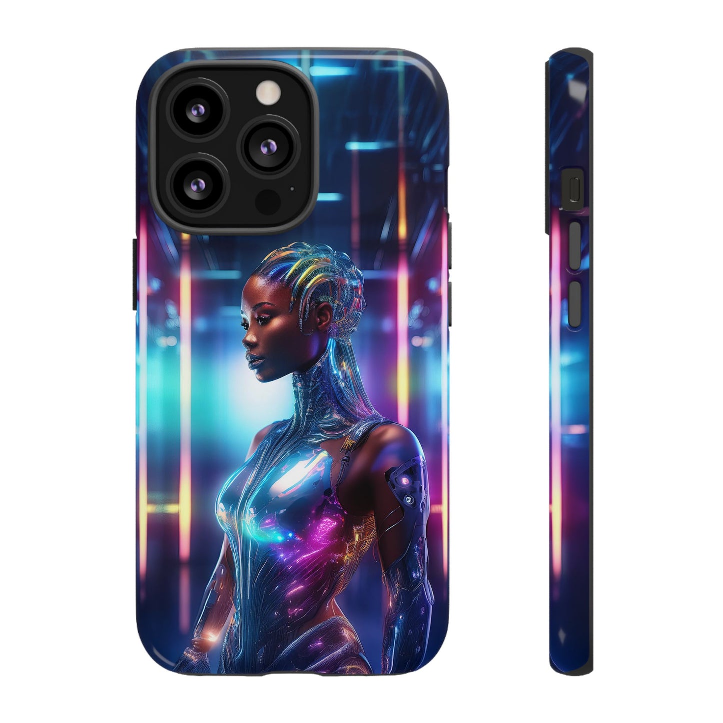 Futuristic Human Android Hybrid Cell Phone Case 014