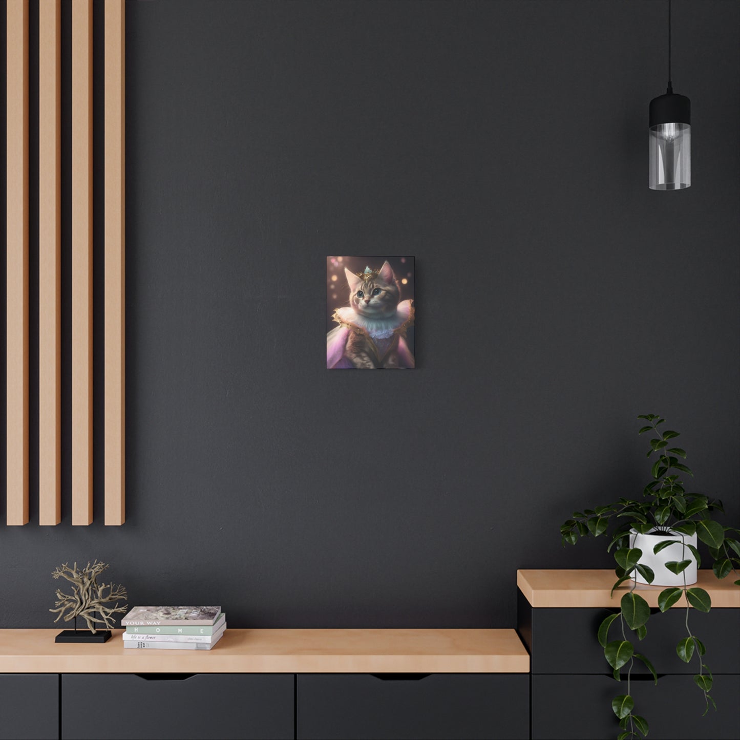 Meowgical Fairy Purrincess Canvas Art | Stretched Matte Wall Decor 002