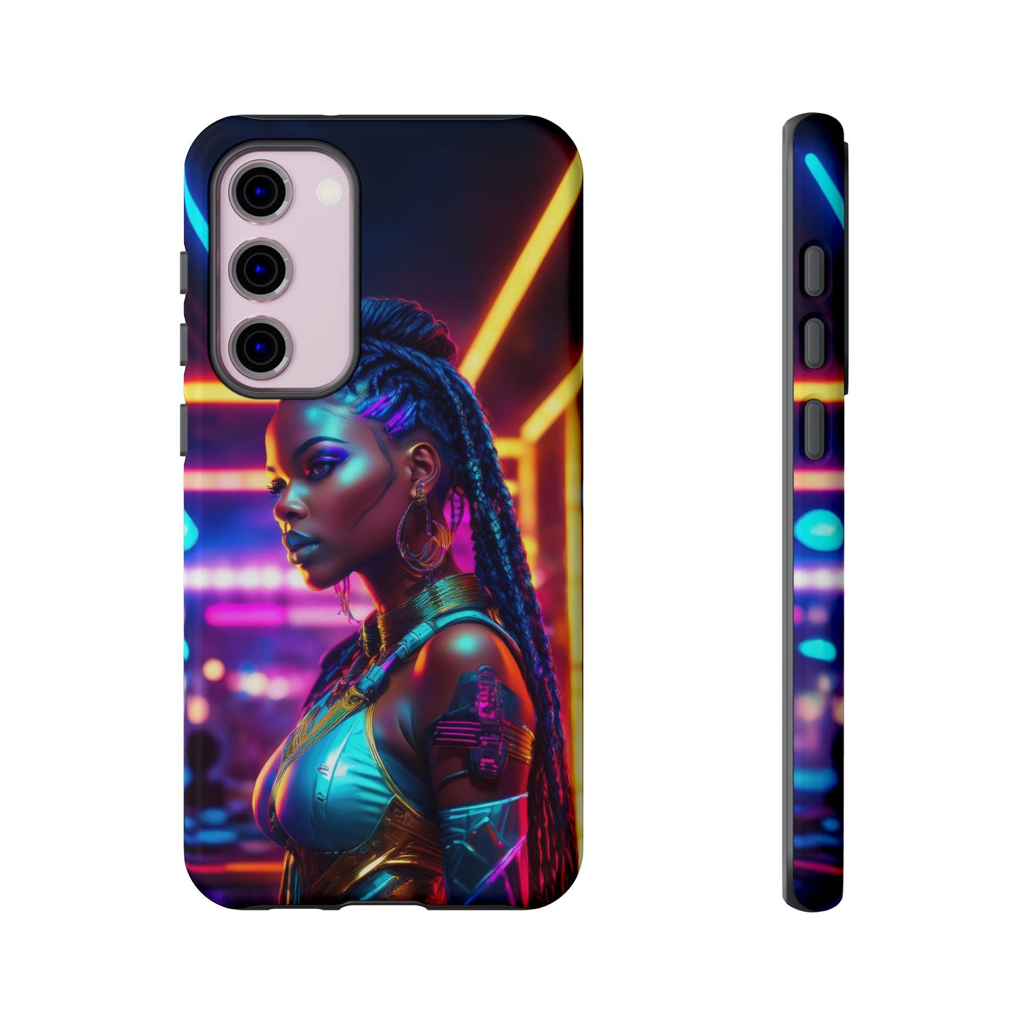 Futuristic Cyberpunk Female Cell Phone Case 006