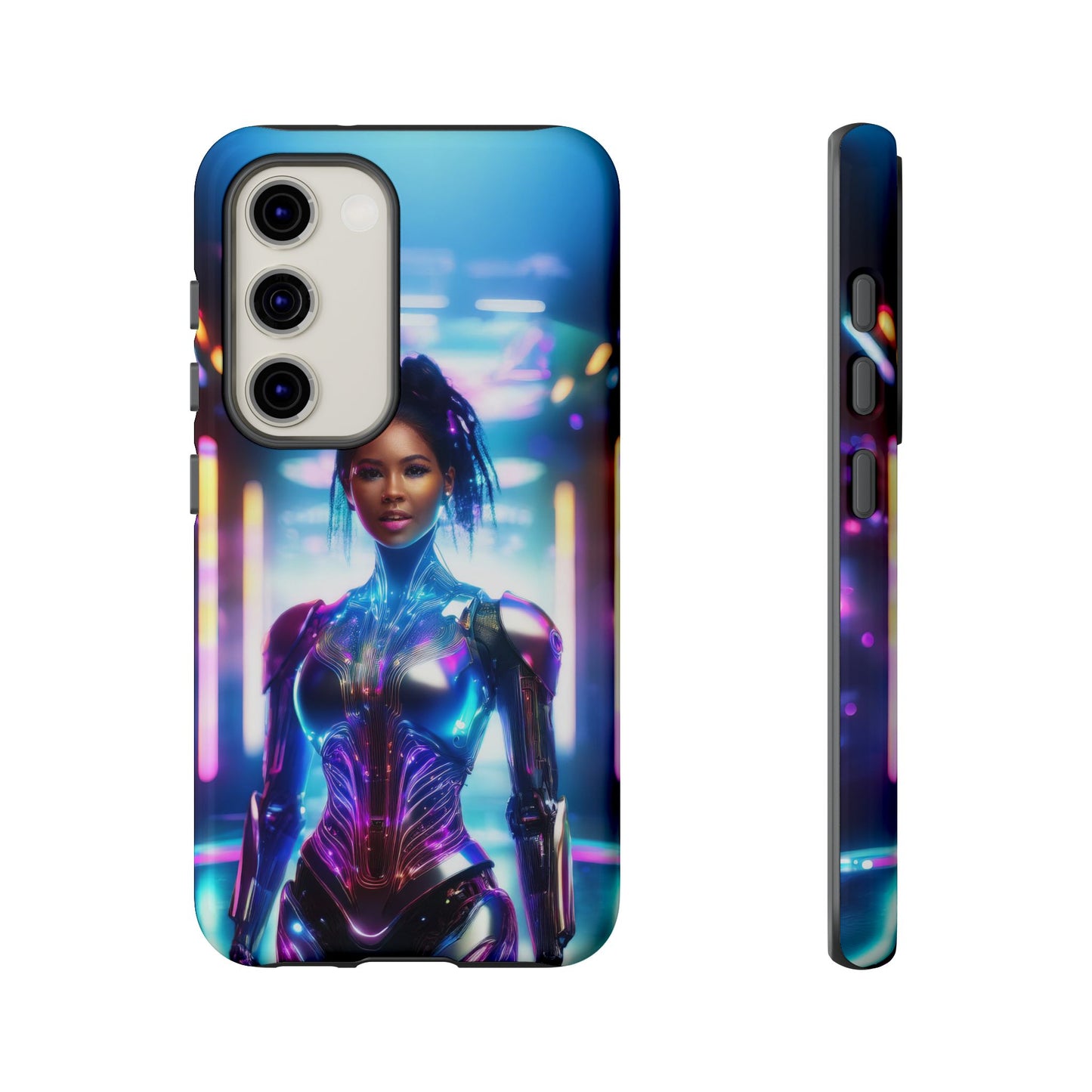 Futuristic Human Android Hybrid Cell Phone Case 009