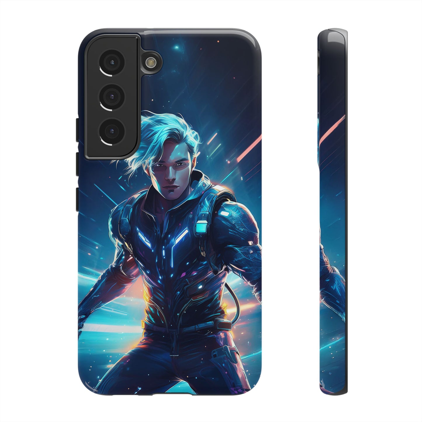 Futuristic Cyberpunk Male Cell Phone Case 024