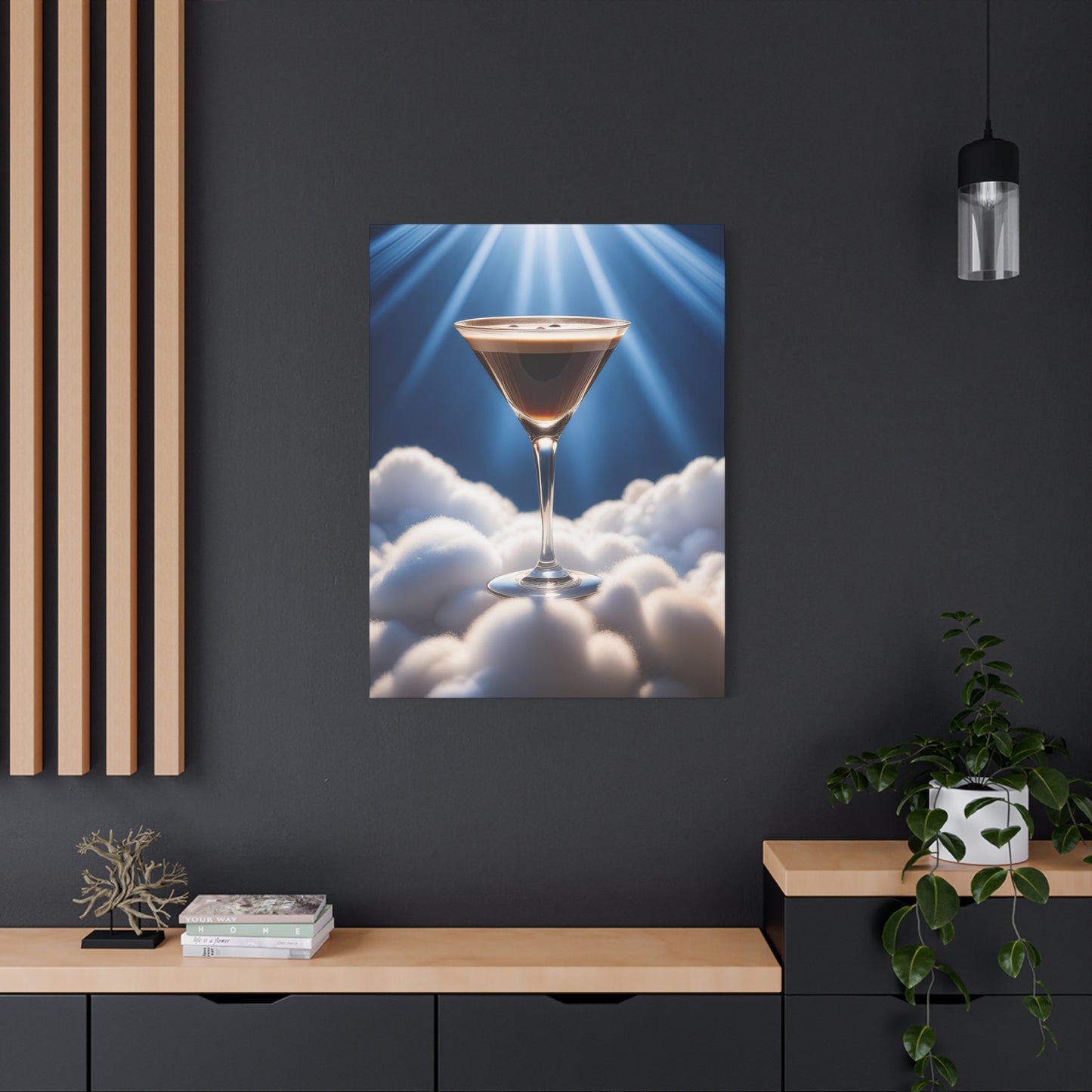 Espresso Martini Heaven Art Print | 1.25" Stretched Wall Decor for Home & Bar