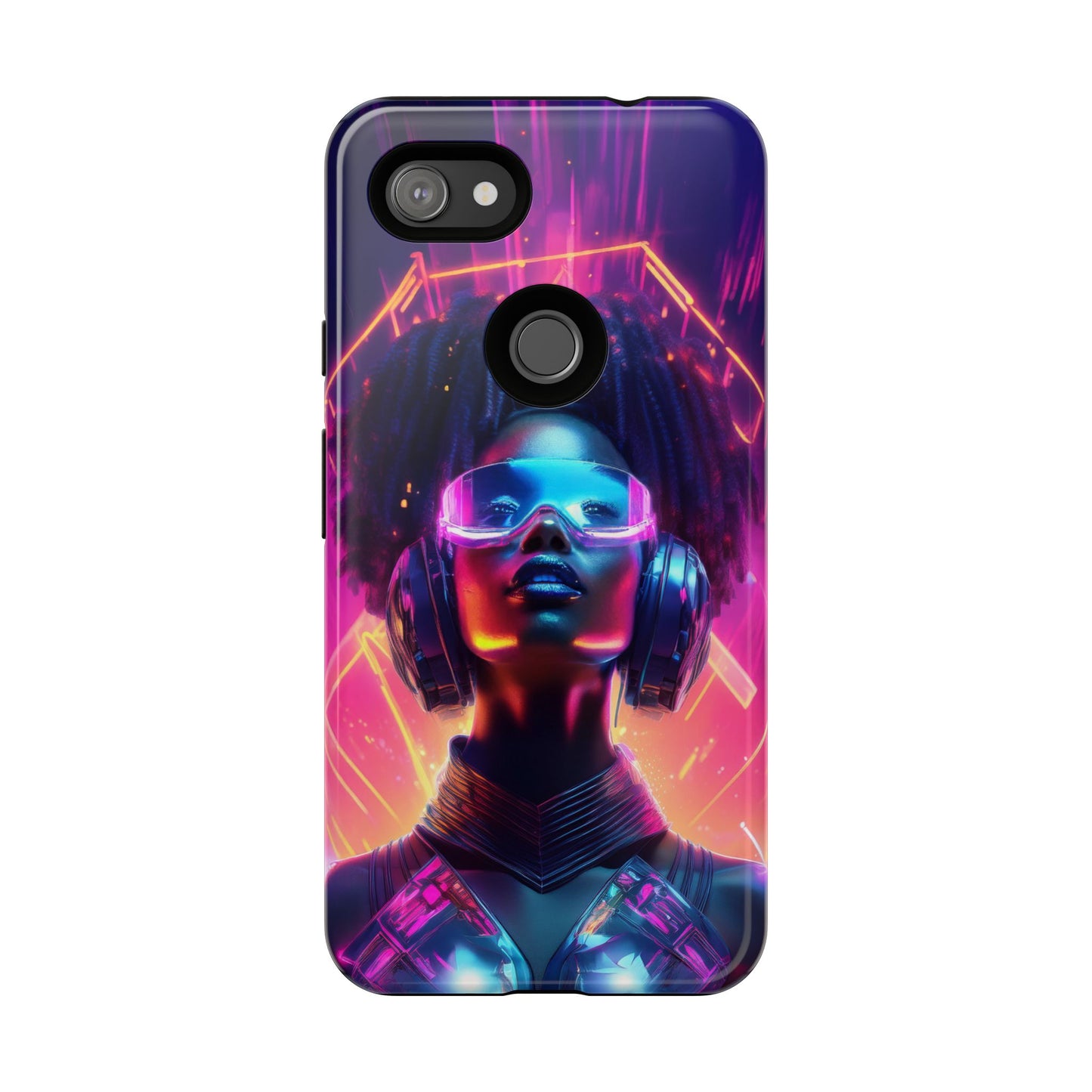 Futuristic Cyberpunk Female Cell Phone Case 030