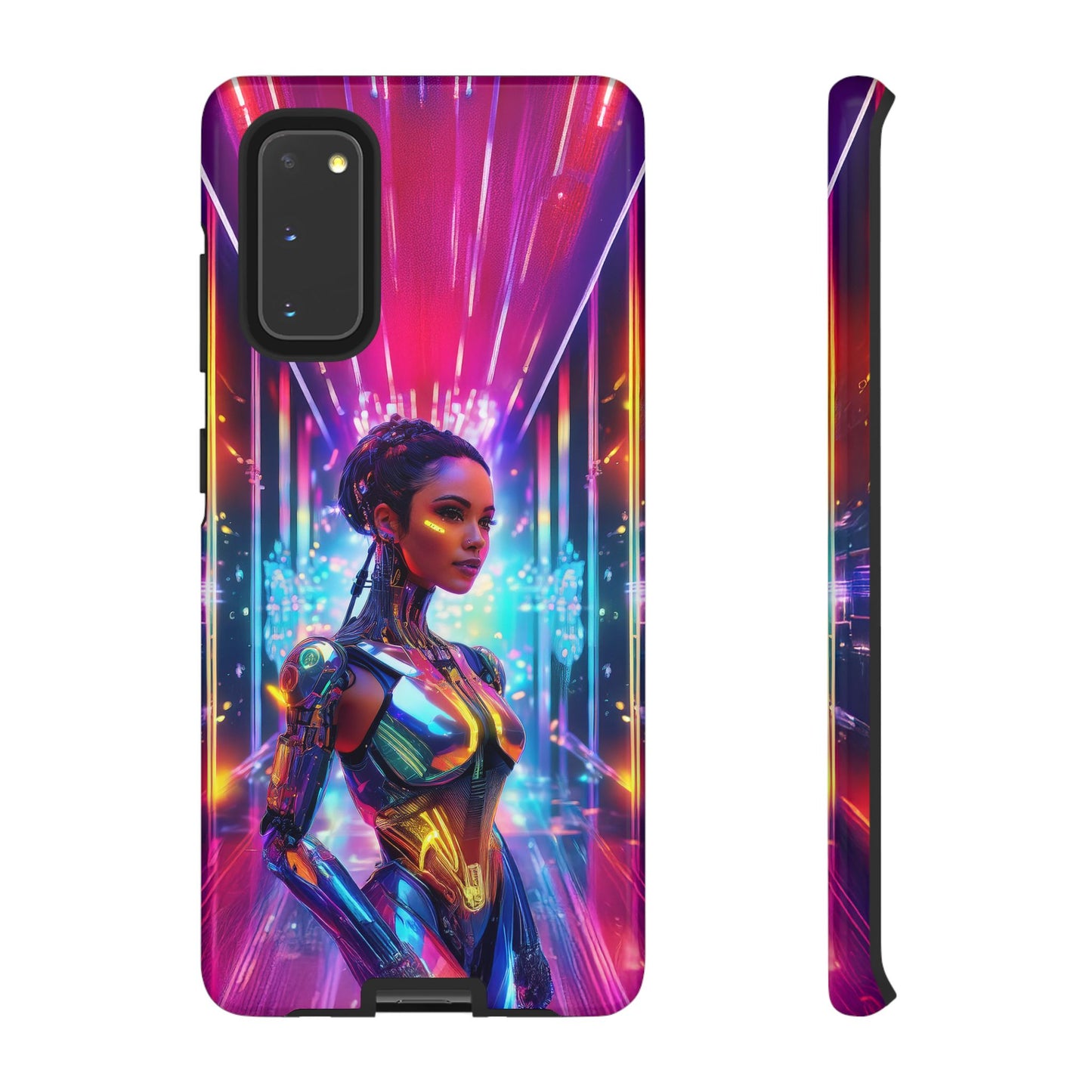 Futuristic Human Android Hybrid Cell Phone Case 006