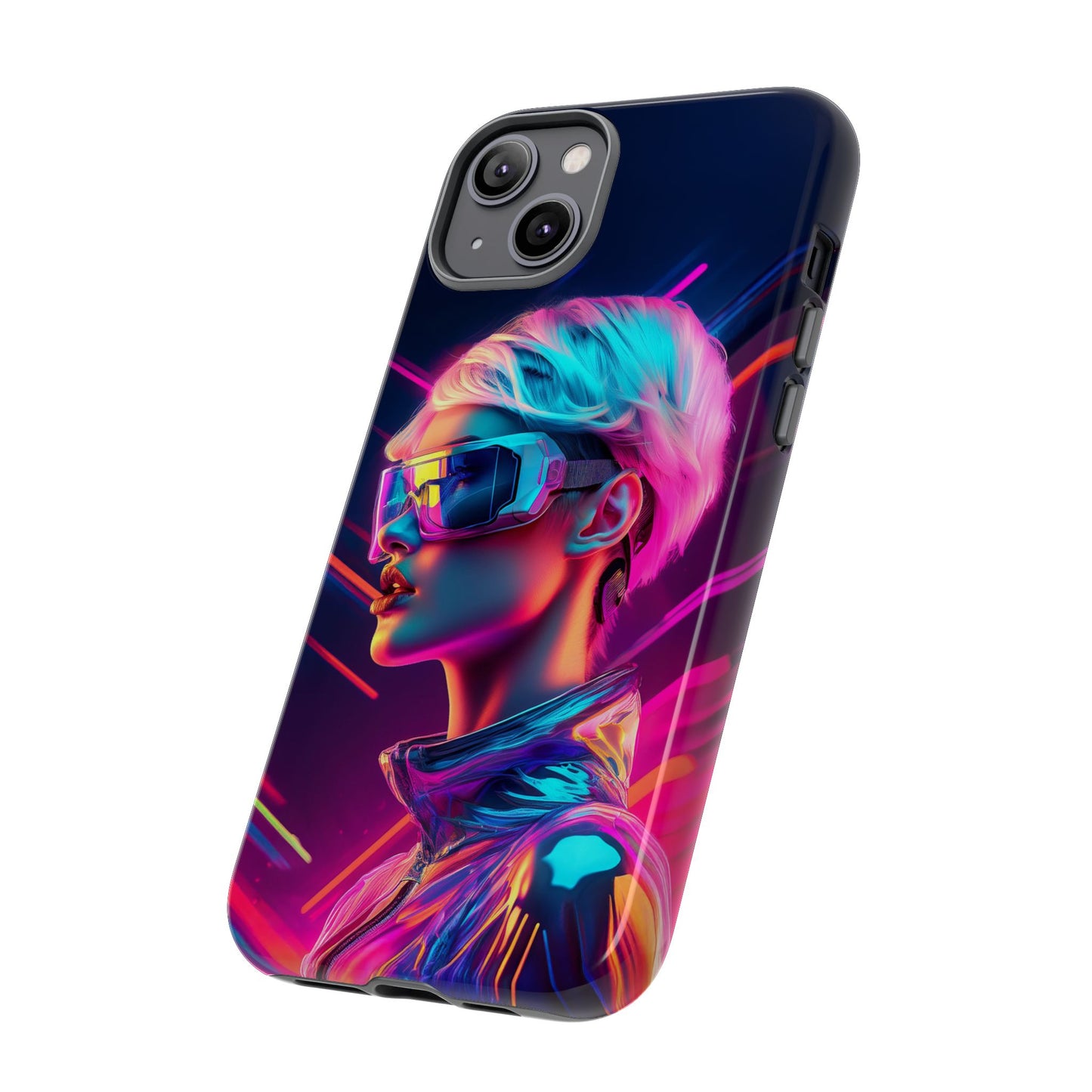 Futuristic Cyberpunk Female Cell Phone Case 031