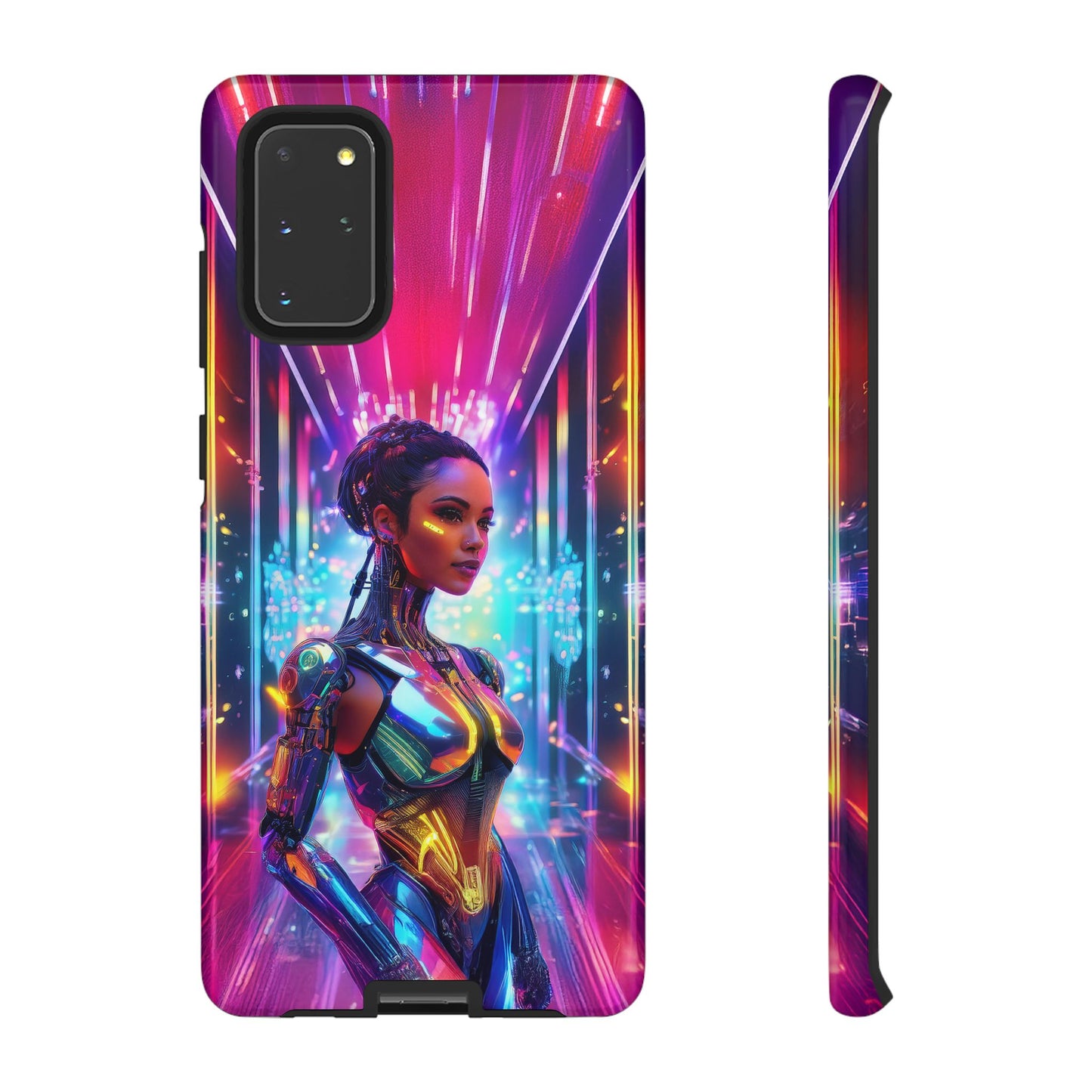 Futuristic Human Android Hybrid Cell Phone Case 006