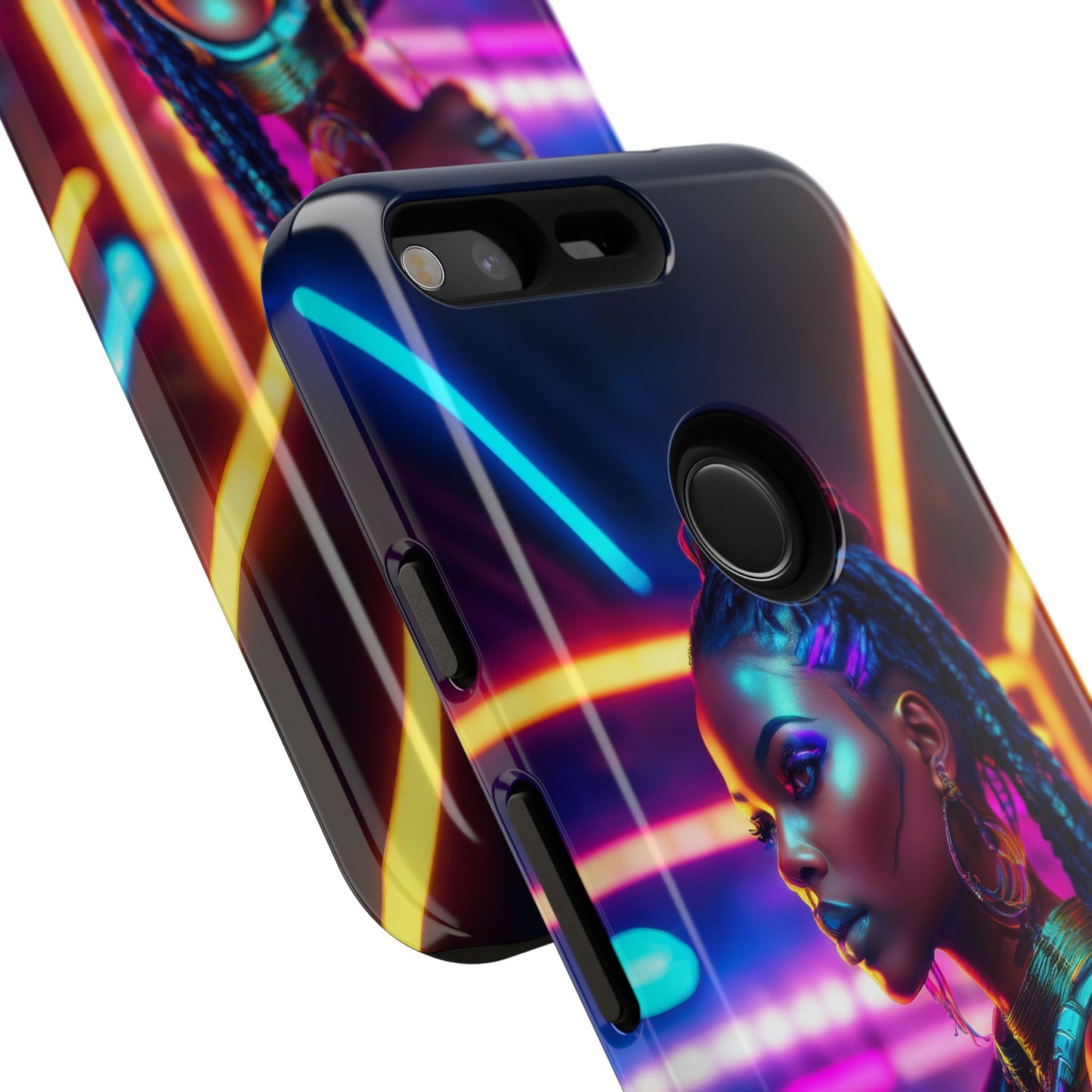 Futuristic Cyberpunk Female Cell Phone Case 006