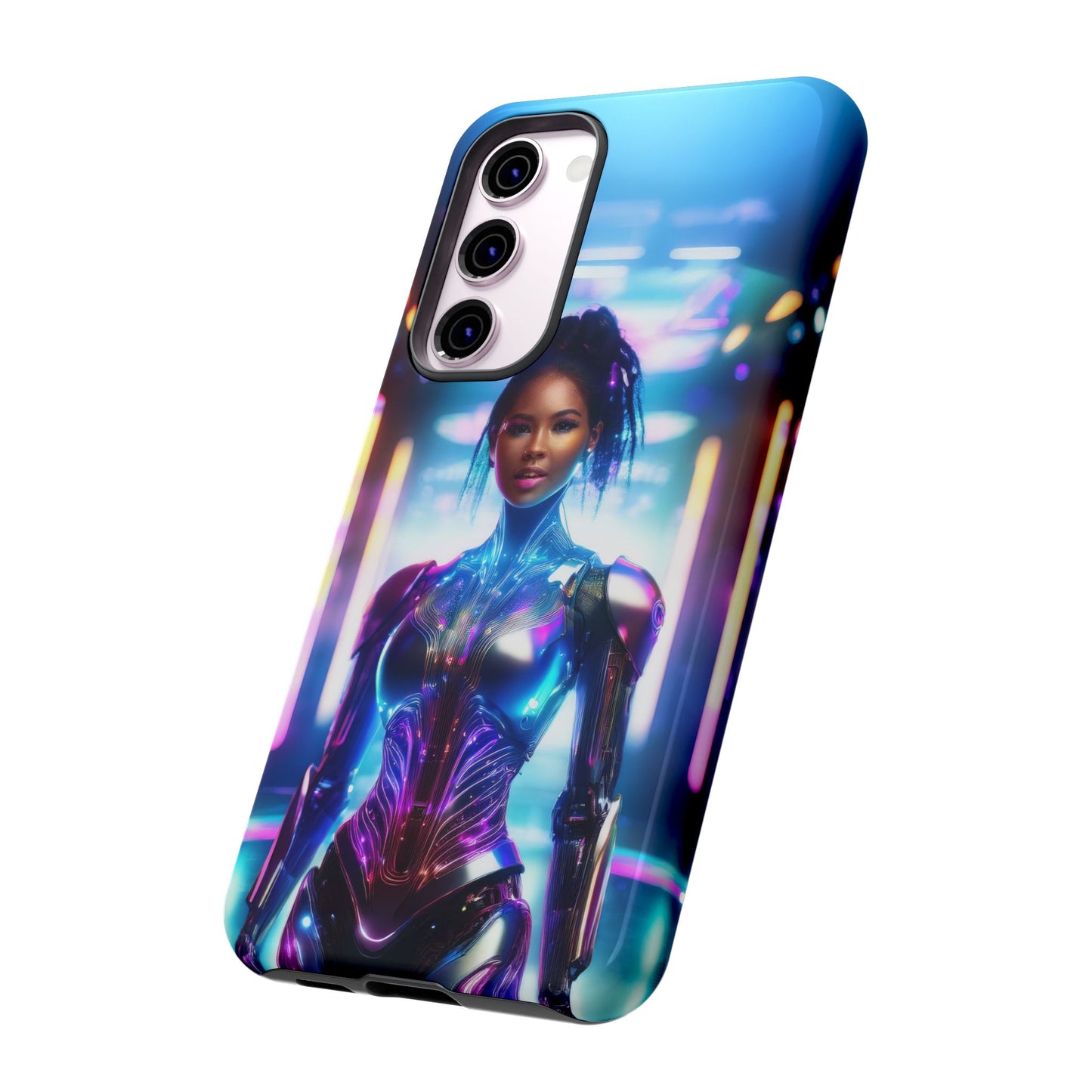 Futuristic Human Android Hybrid Cell Phone Case 009