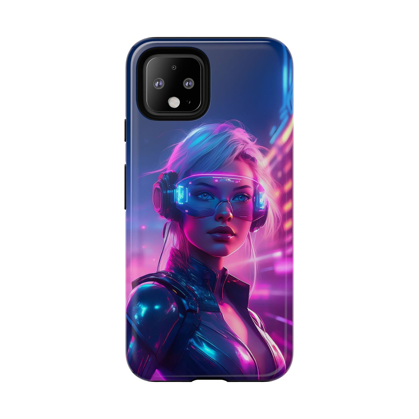 Futuristic Cyberpunk Female Cell Phone Case 029