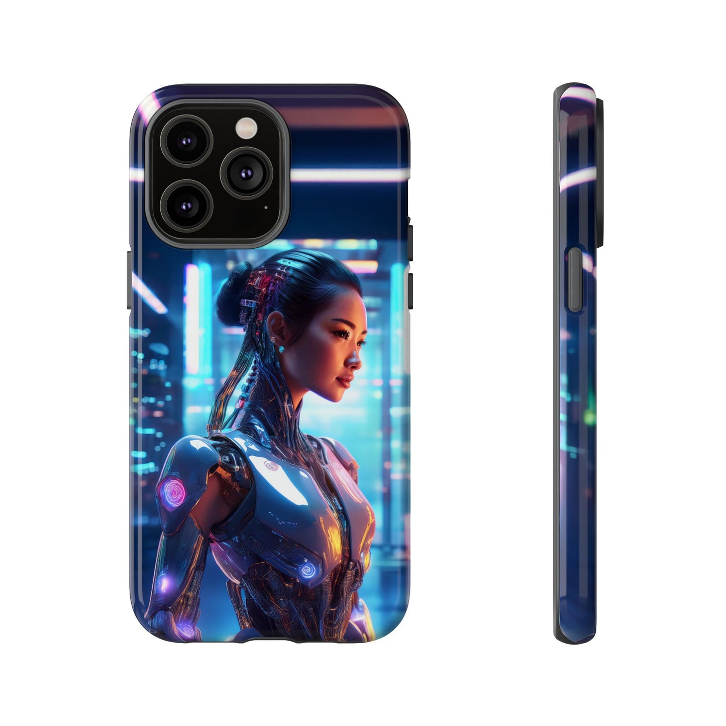 Futuristic Human Android Hybrid Cell Phone Case 013