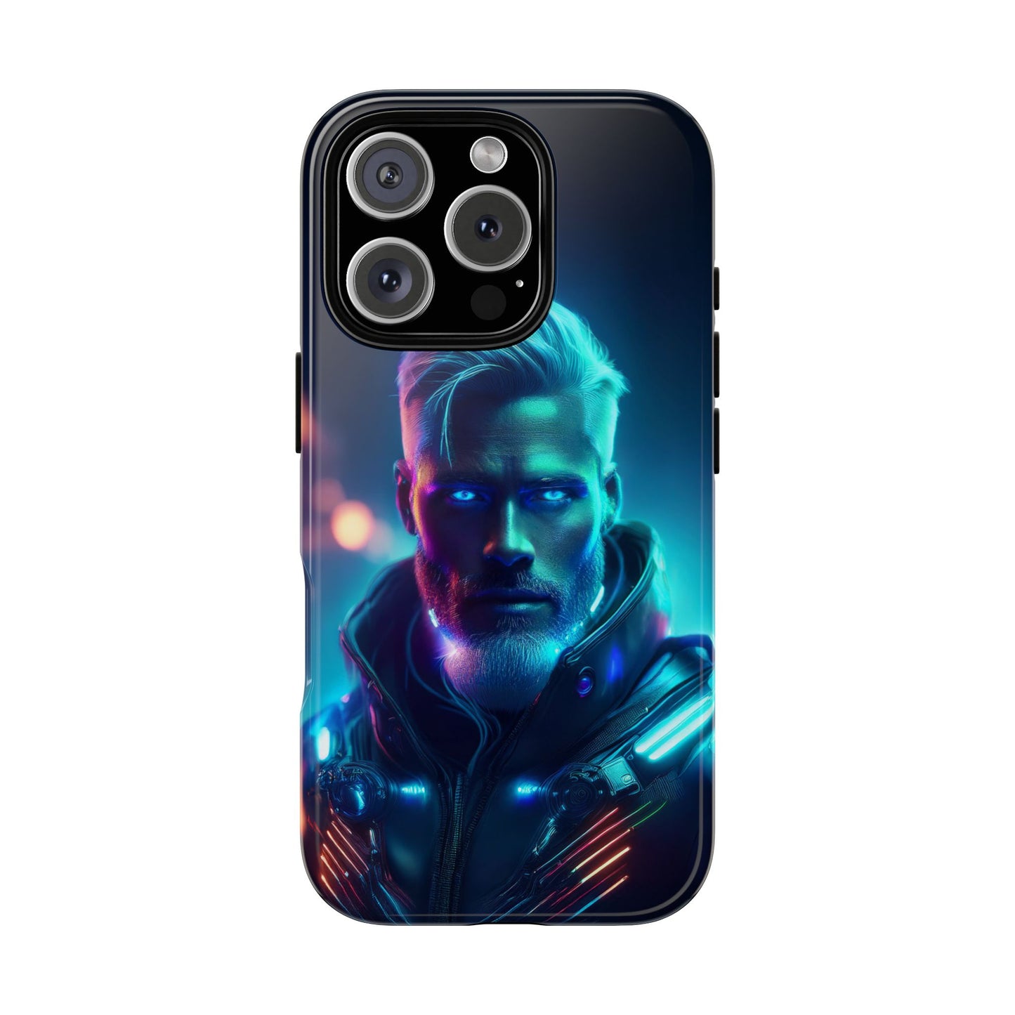 Futuristic Cyberpunk Male Cell Phone Case 023