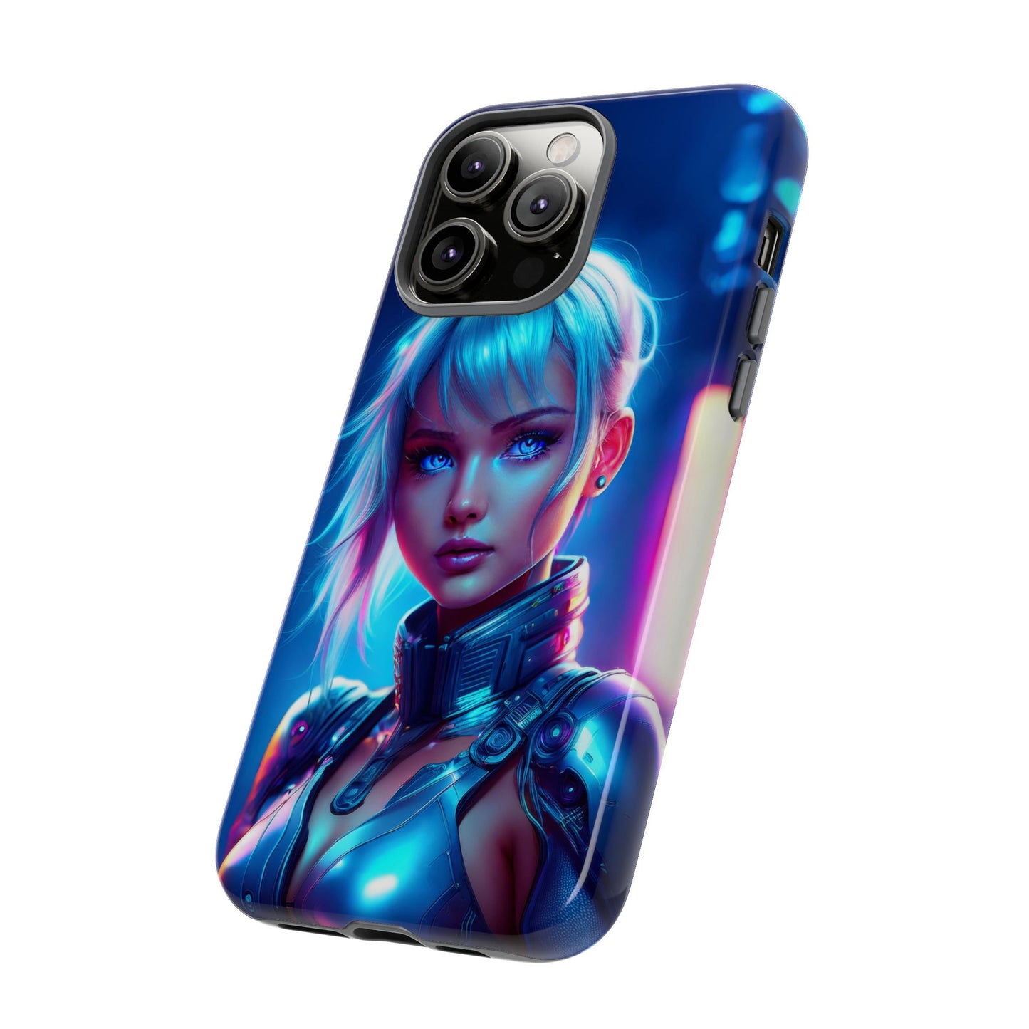 Futuristic Cyberpunk Female Cell Phone Case 013